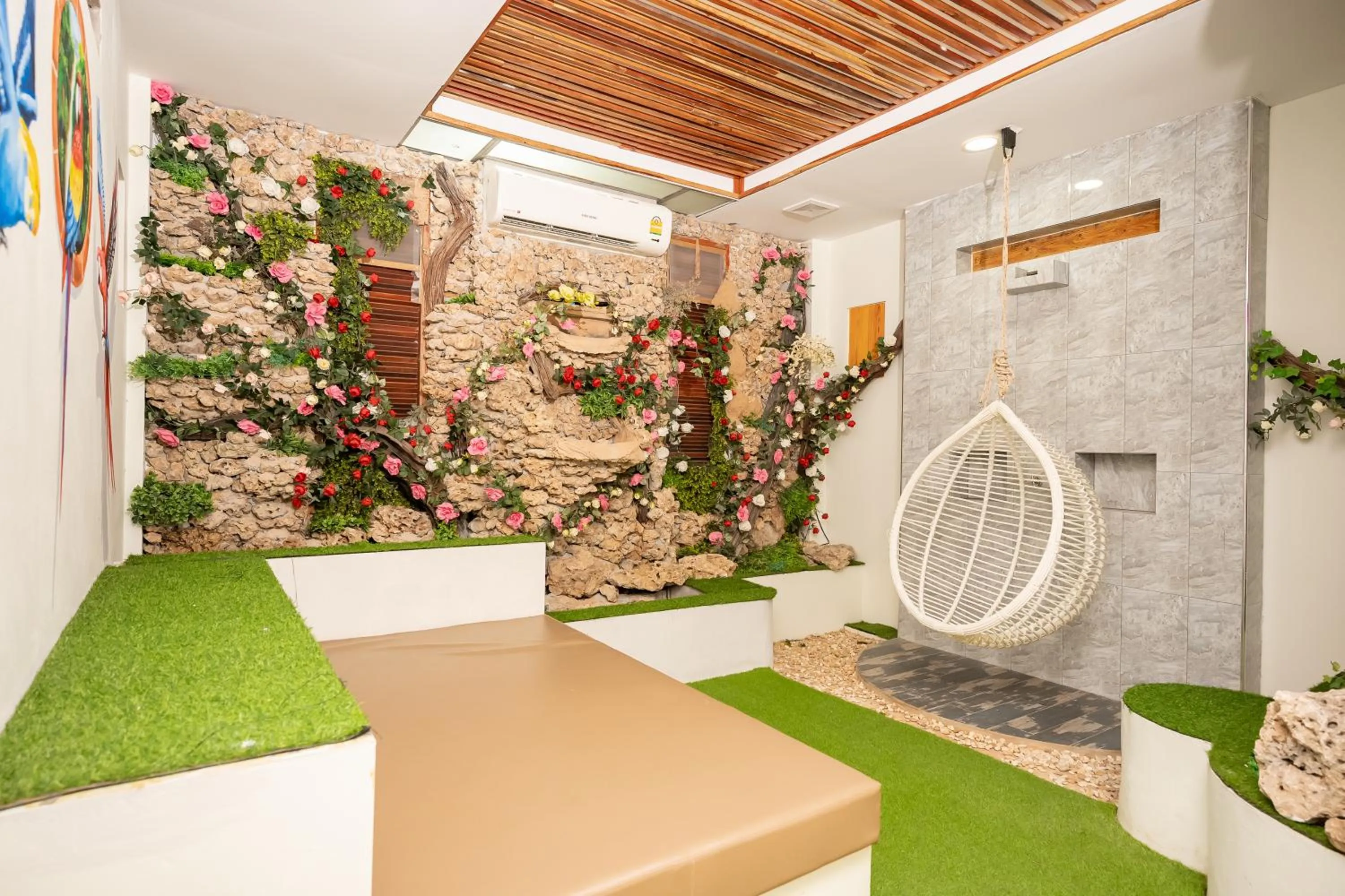 Seating area in Tamnanpar Resort