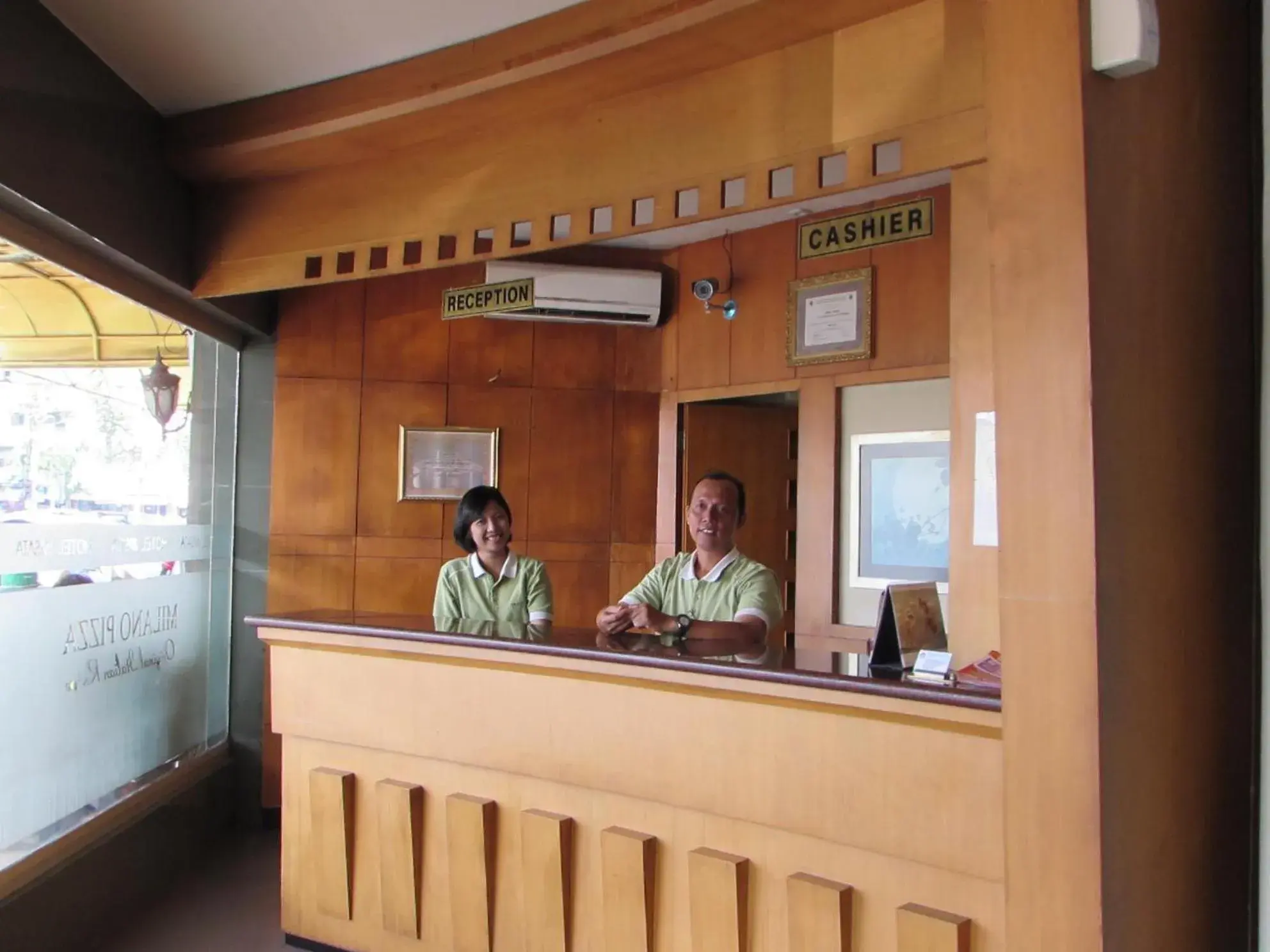 Lobby or reception in Wisata Hotel Palembang Lobby or reception in Wisata Hotel Palembang