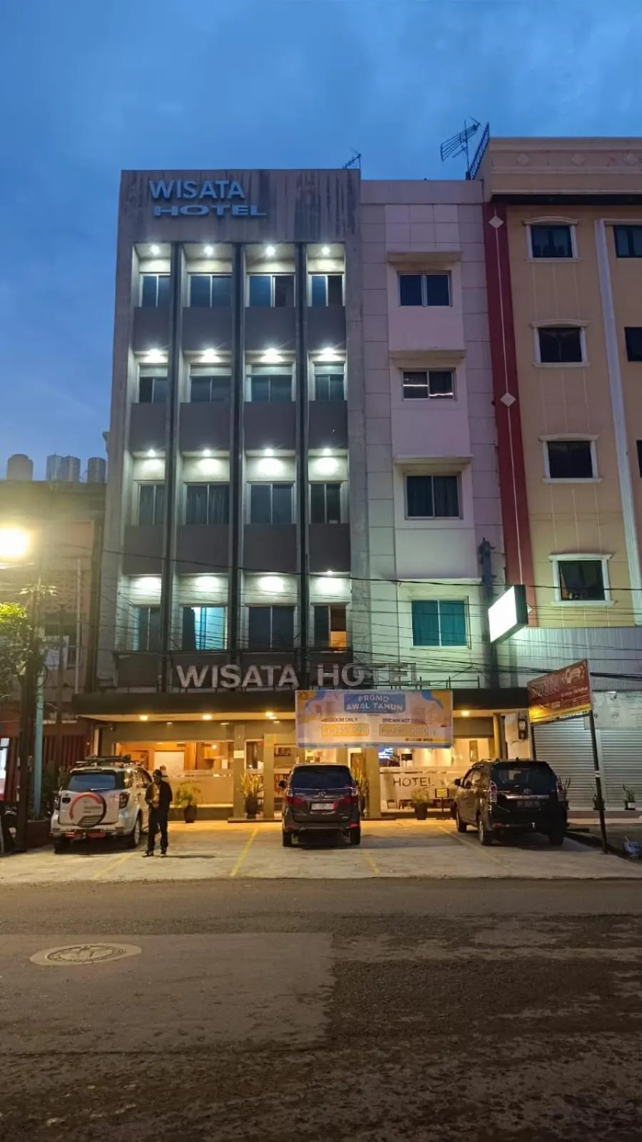 Facade/entrance in Wisata Hotel Palembang