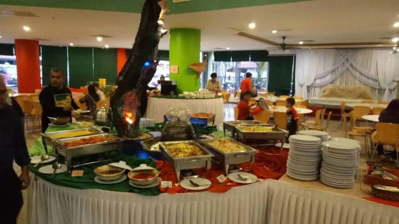 Continental breakfast in Coral Bay Resort Continental breakfast in Coral Bay Resort