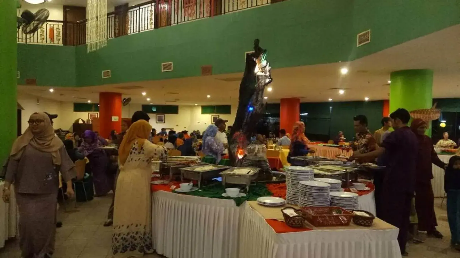 Continental breakfast in Coral Bay Resort Continental breakfast in Coral Bay Resort