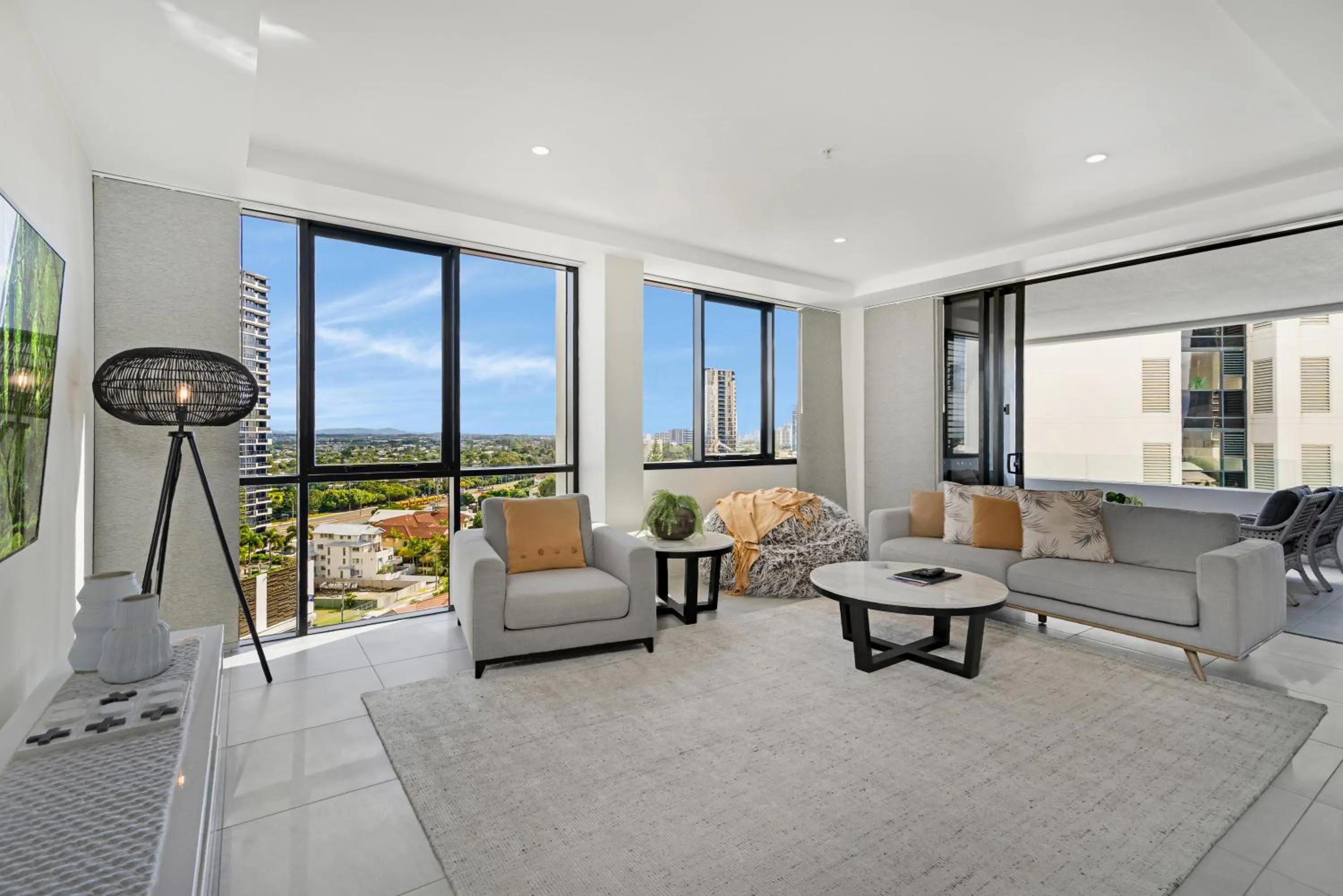 Living room in Aria Apartments