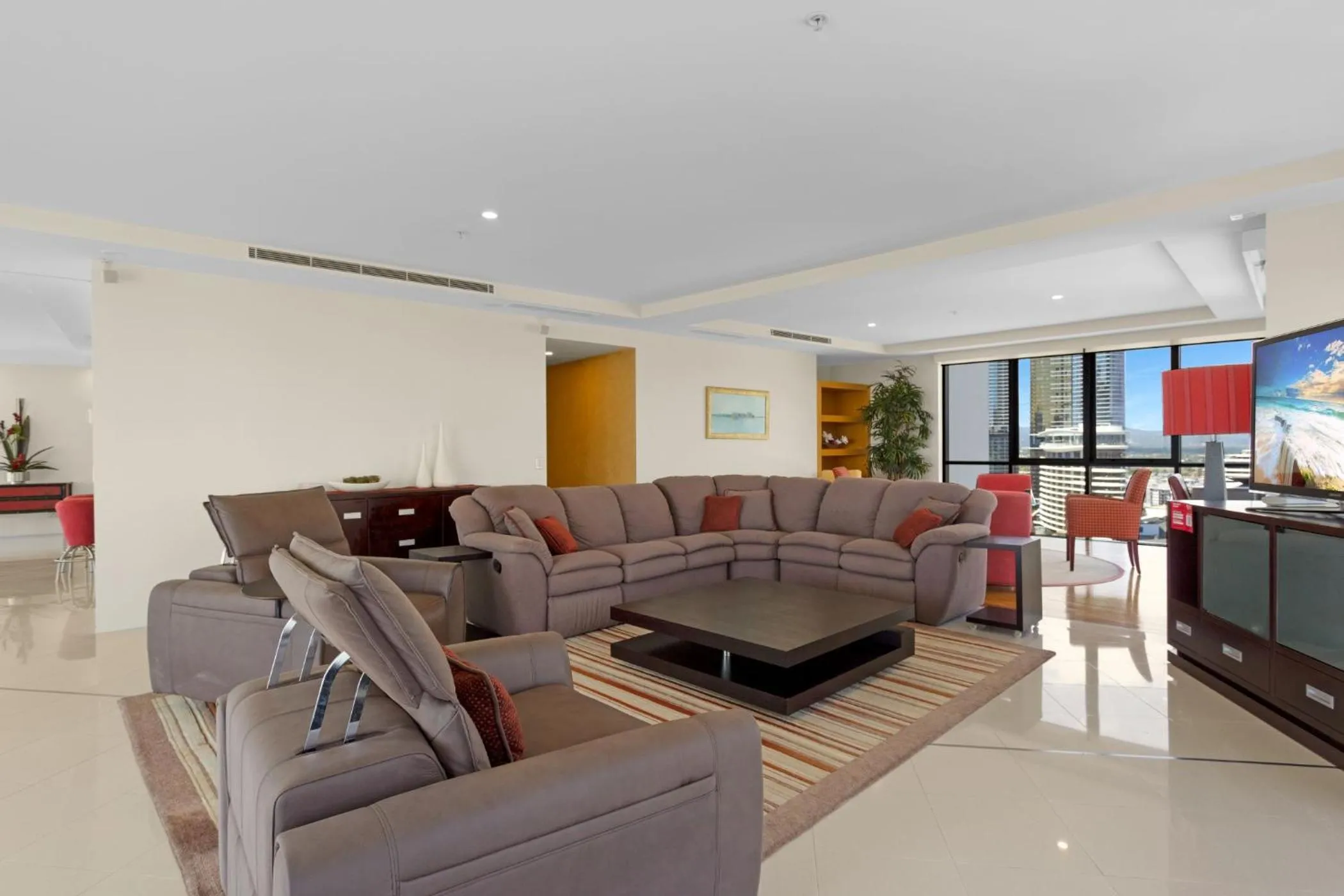 TV and multimedia in Aria Apartments