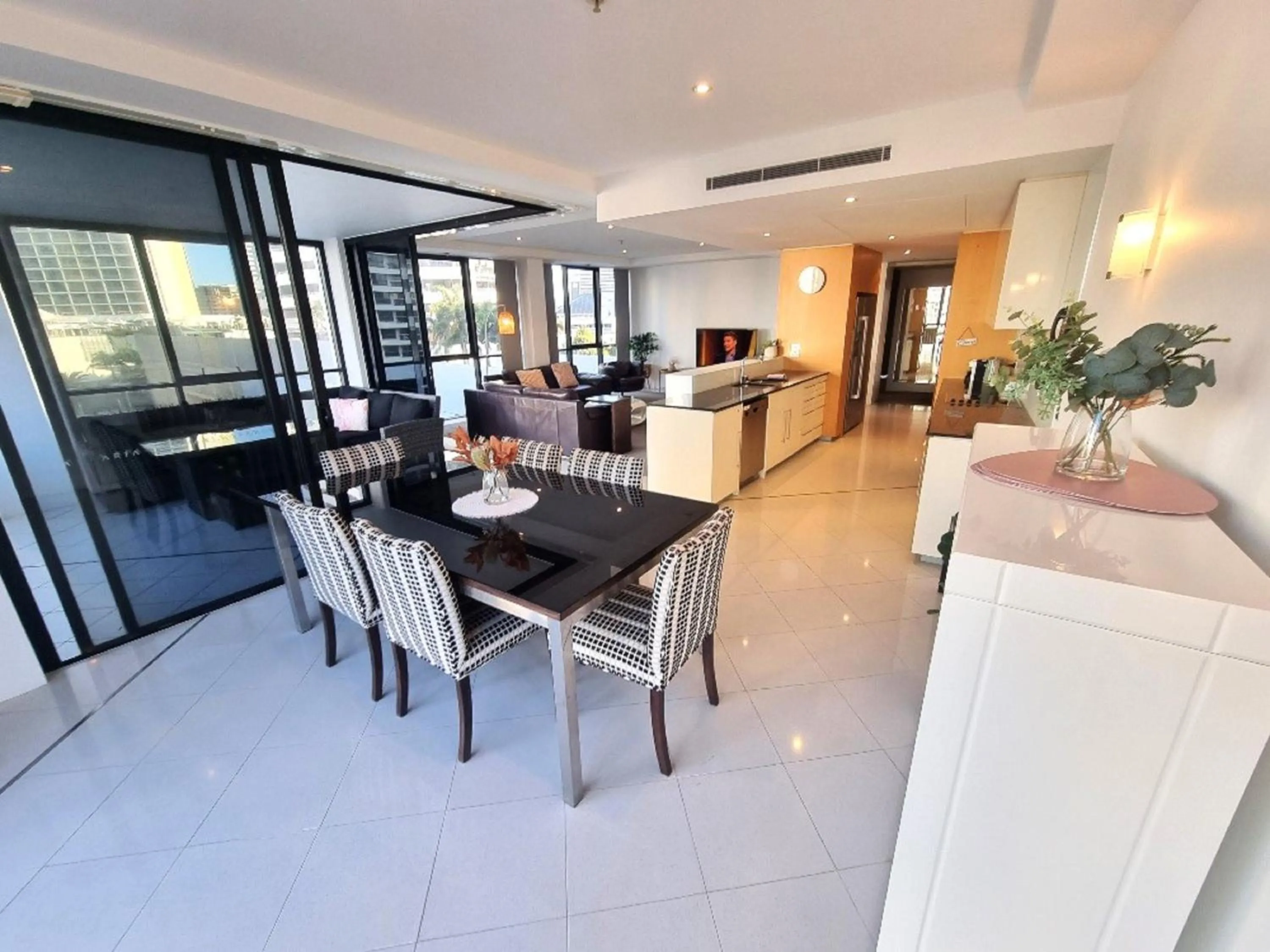 Dining area in Aria Apartments
