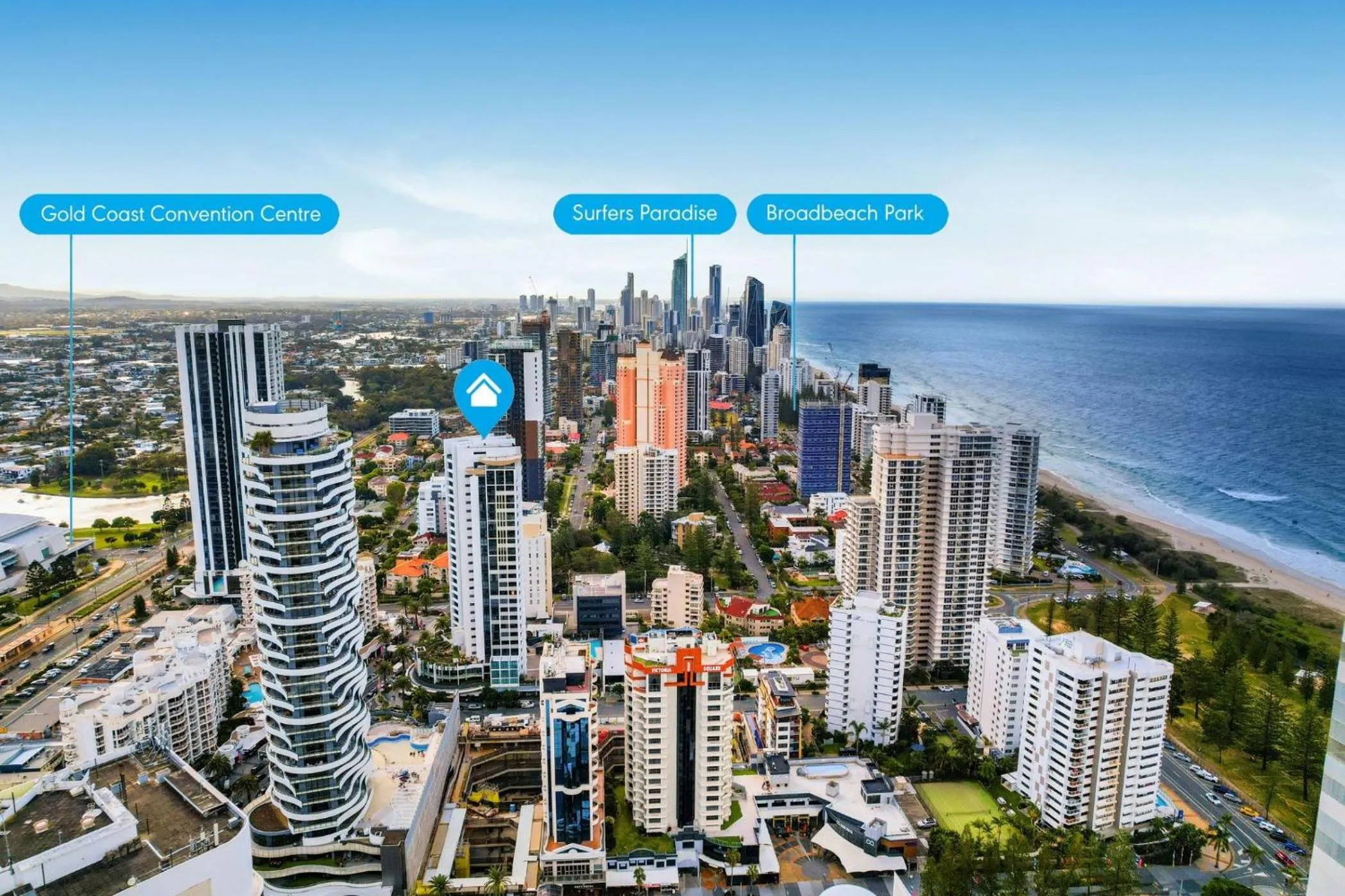 City view in Aria Apartments