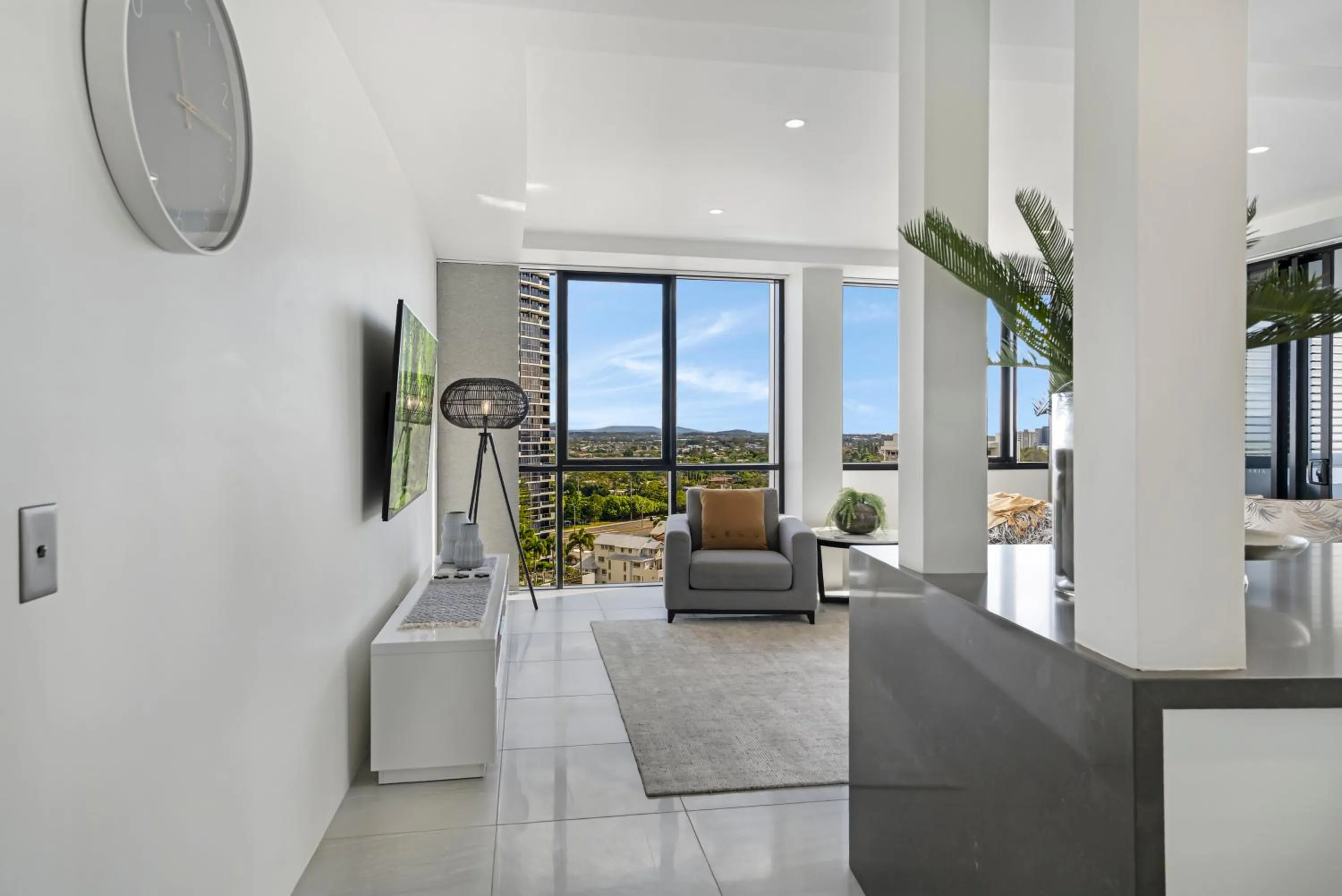 Living room in Aria Apartments