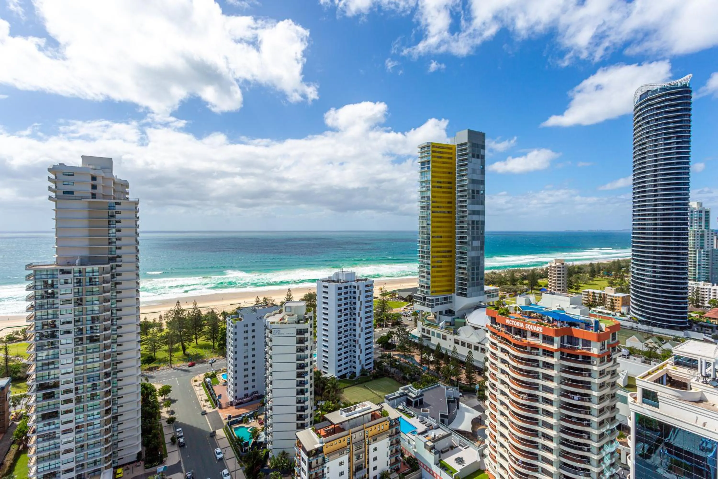 City view in Aria Apartments