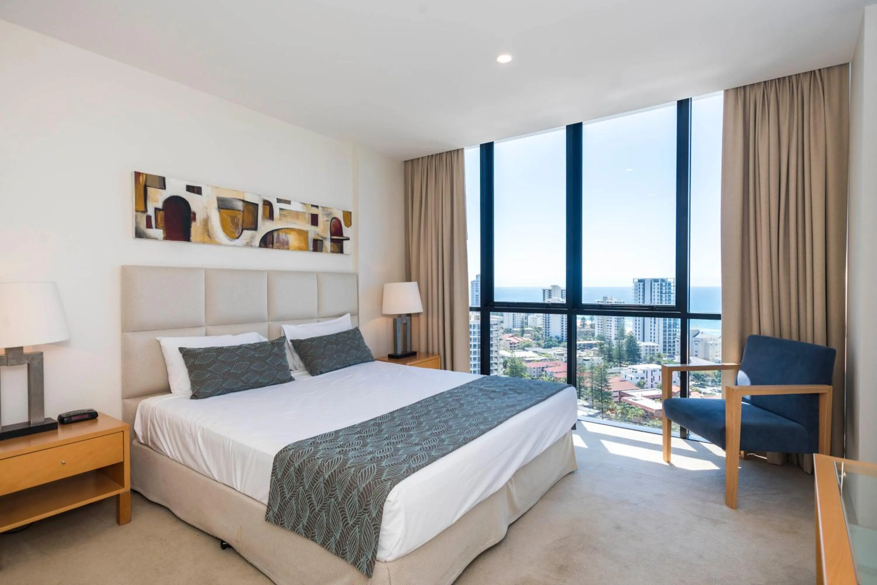 Day, Bed in Aria Apartments