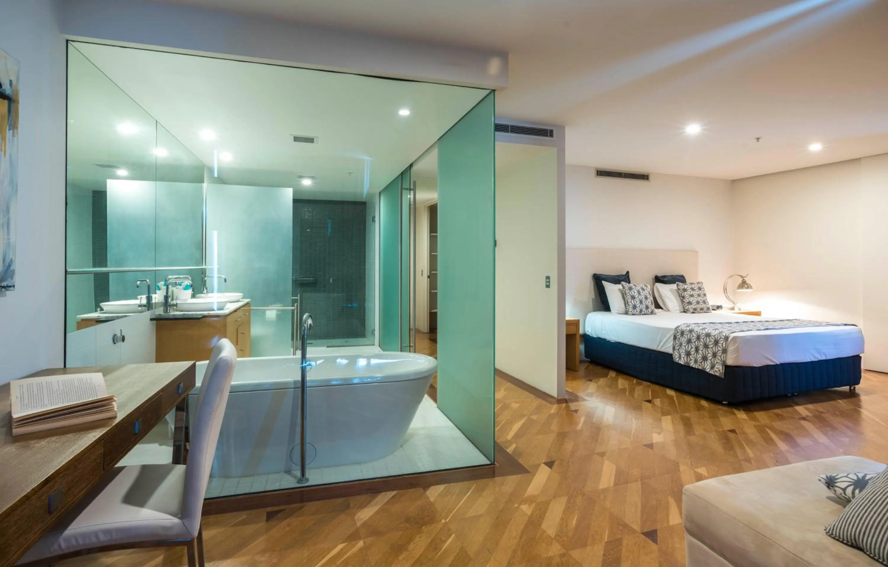 Photo of the whole room, Bed in Aria Apartments