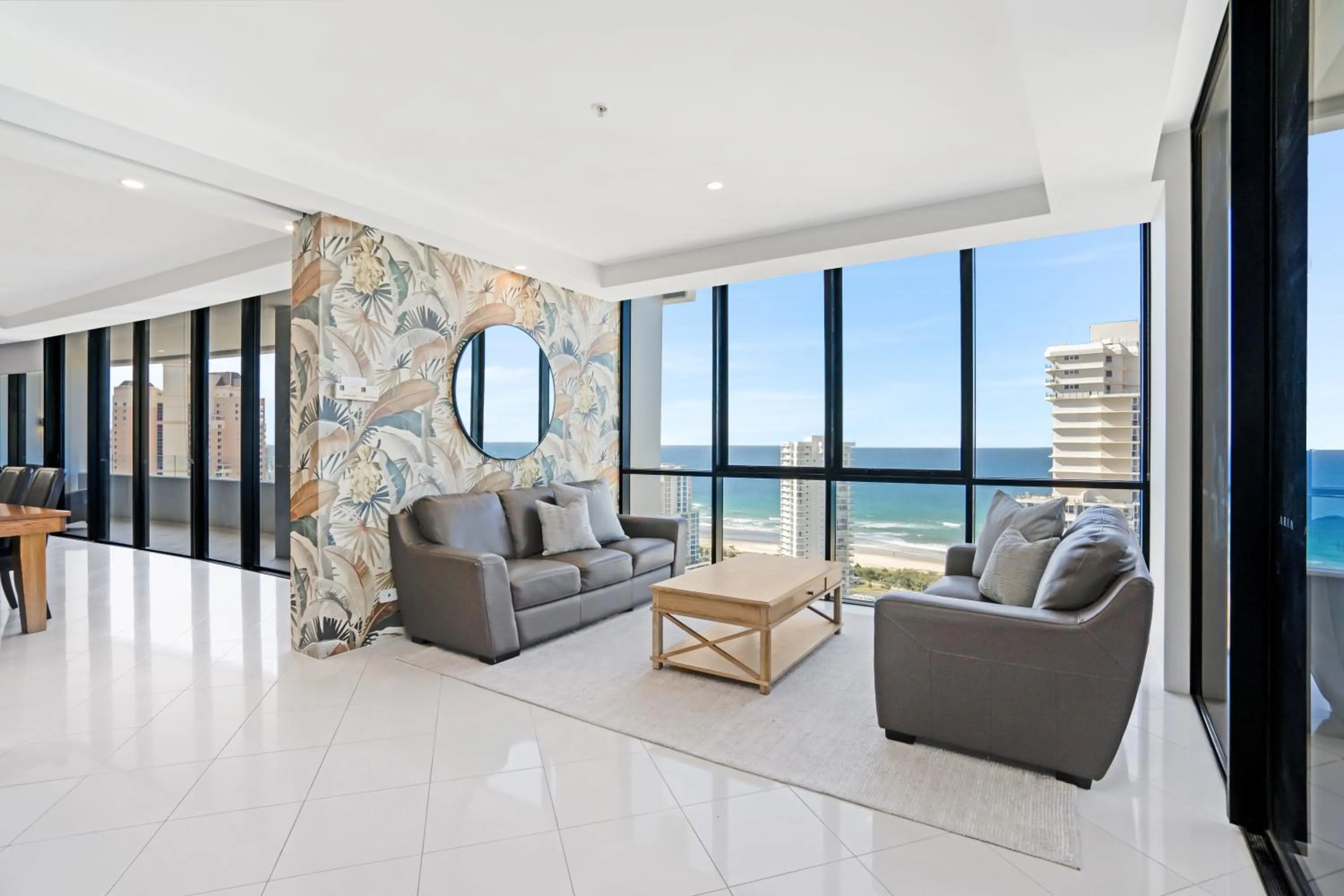 Living room in Aria Apartments