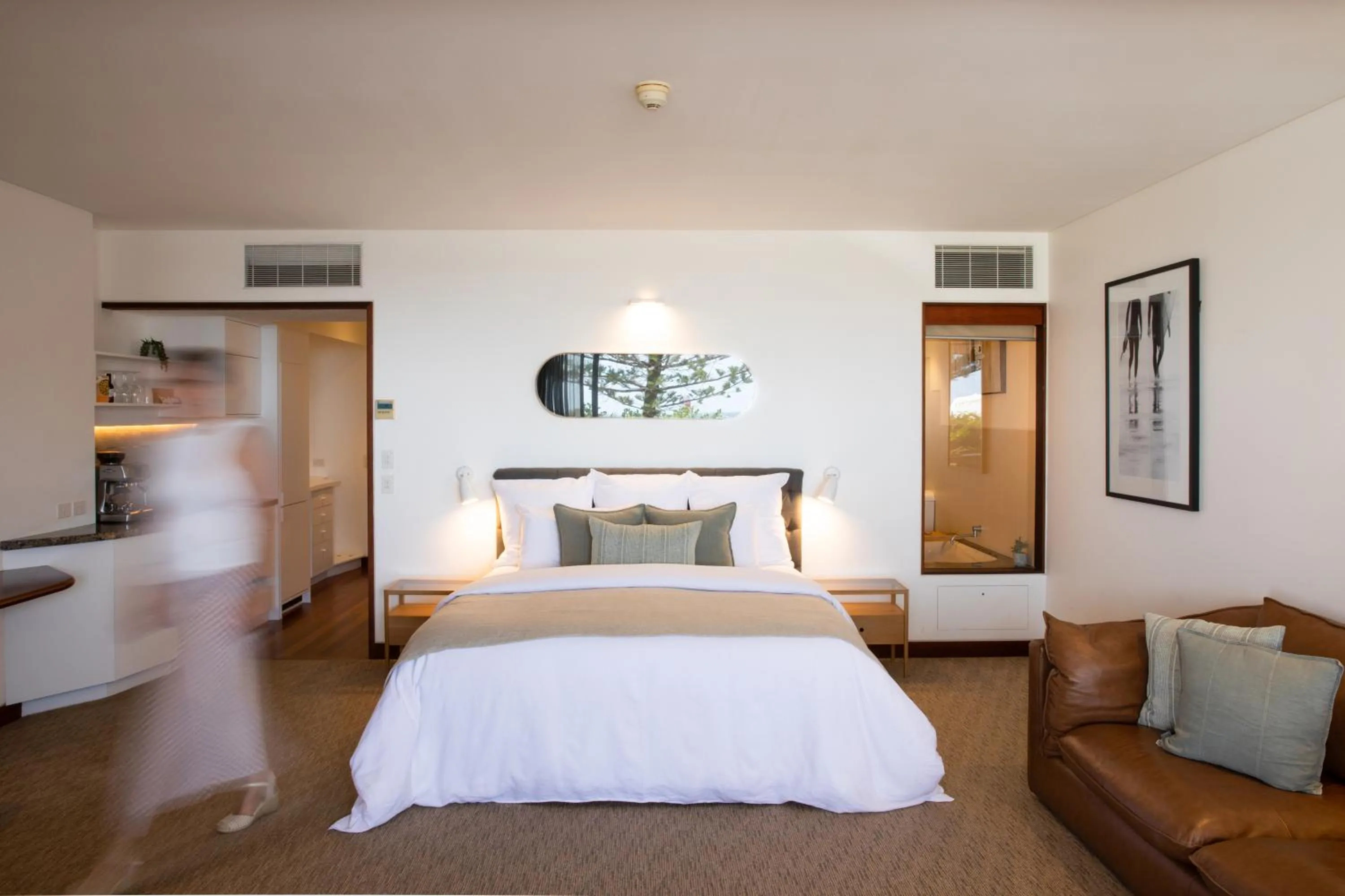 Bed in Beach Suites