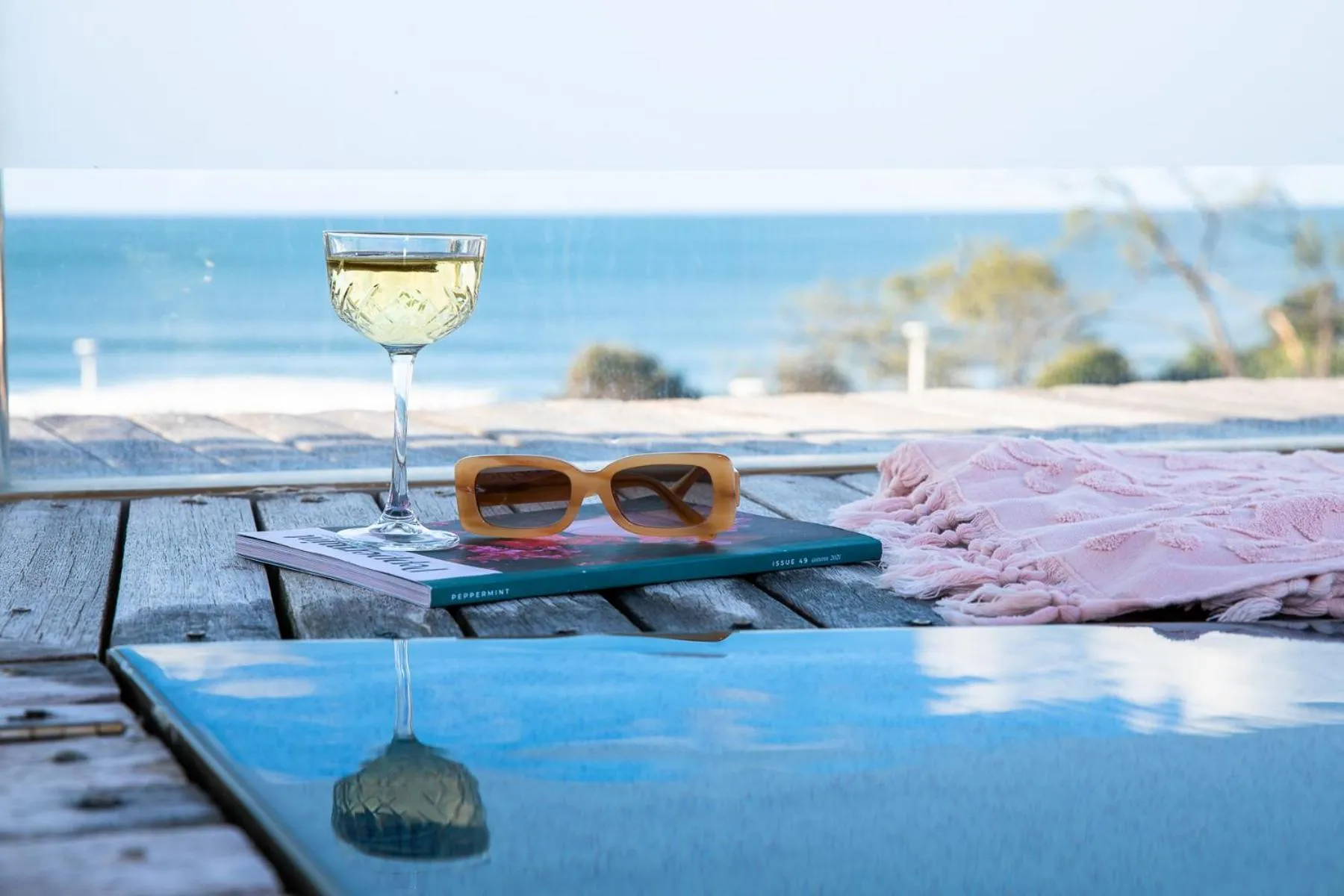Pool view in Beach Suites