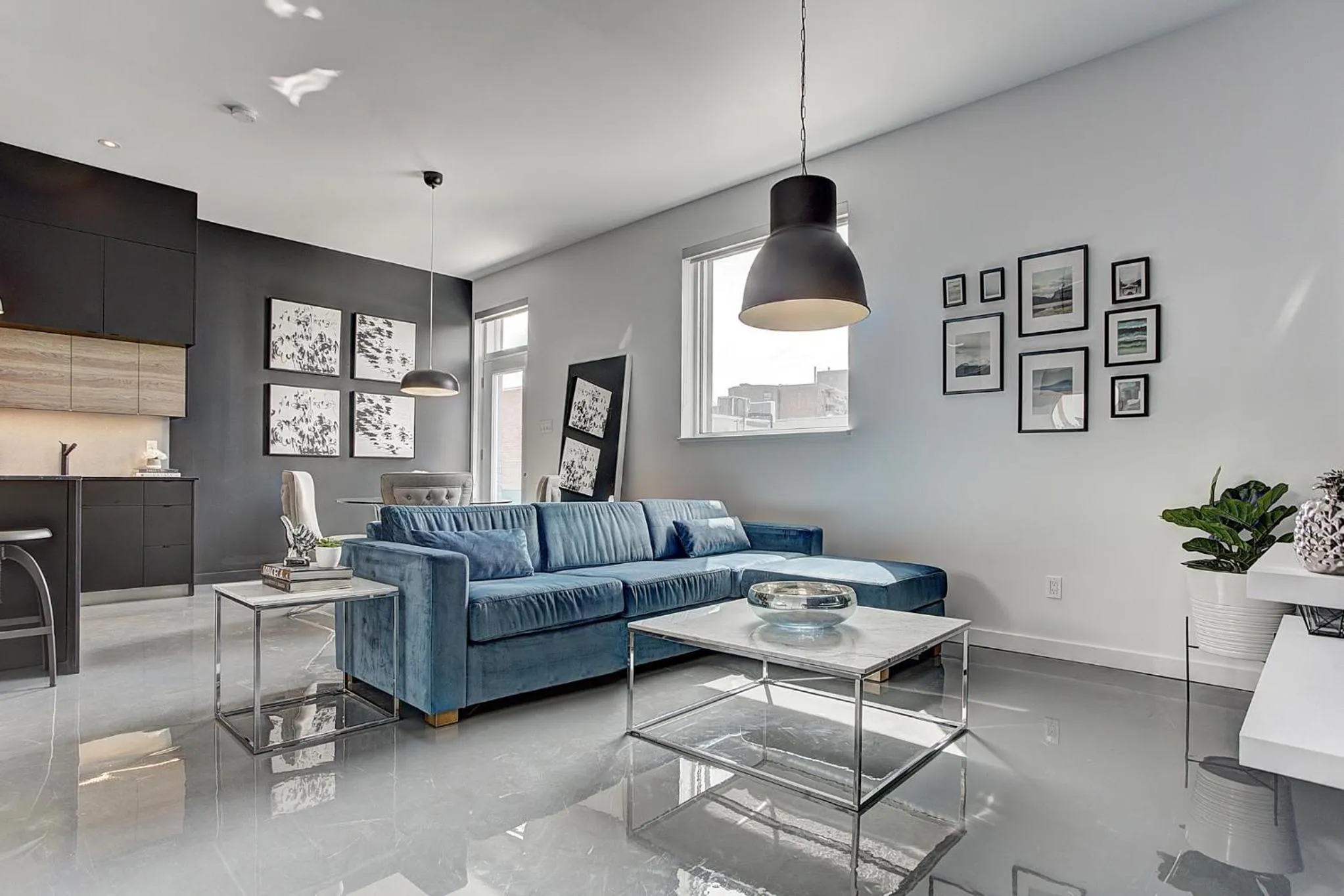 Living room in Les Lofts du Centre by Simplissimmo