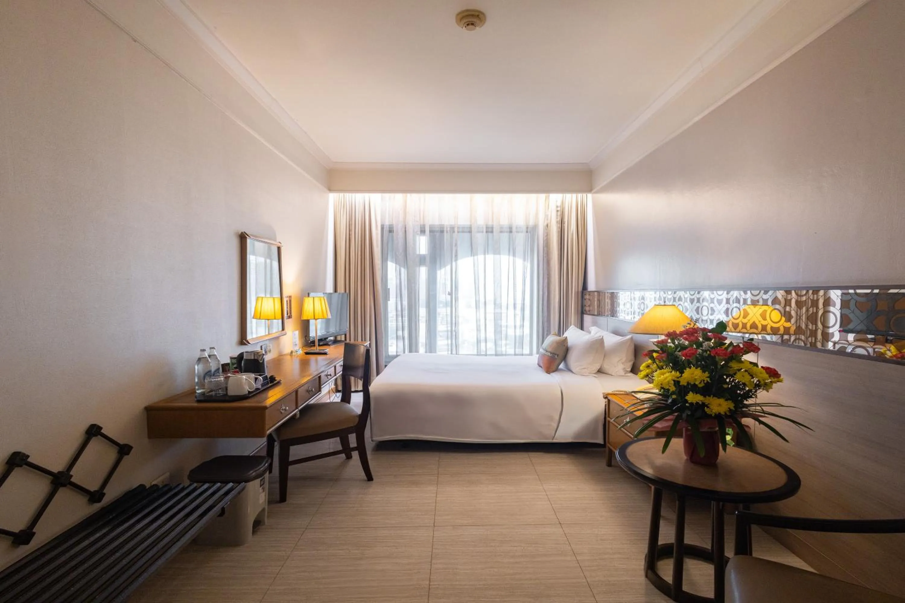 Bed in Indra Regent Hotel