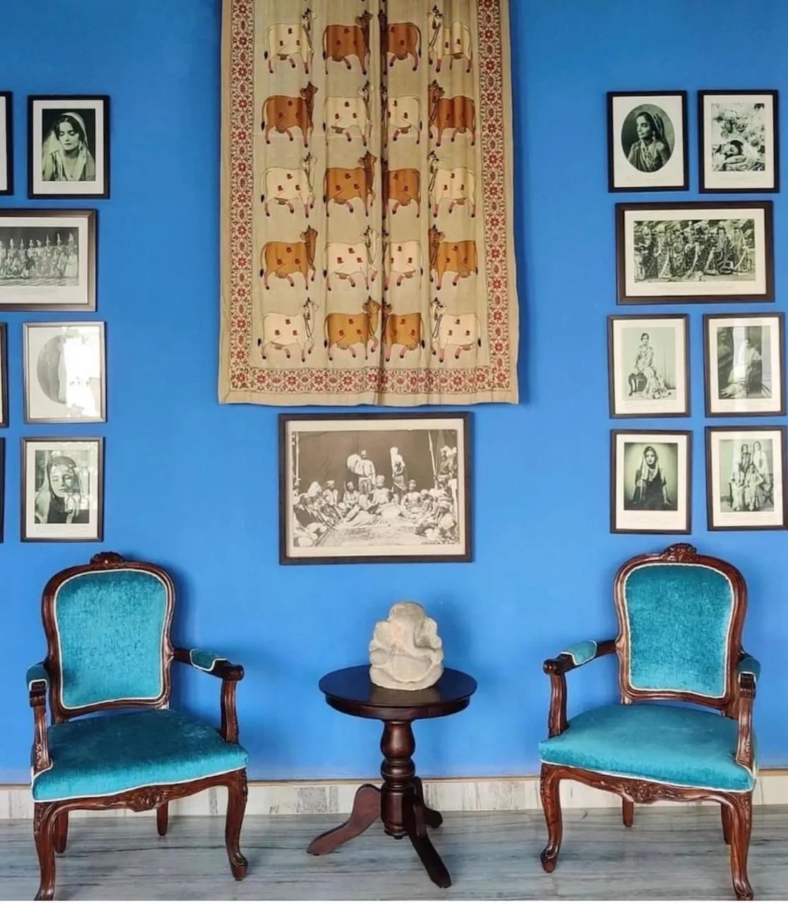 Decorative detail in Hotel Udai Kothi