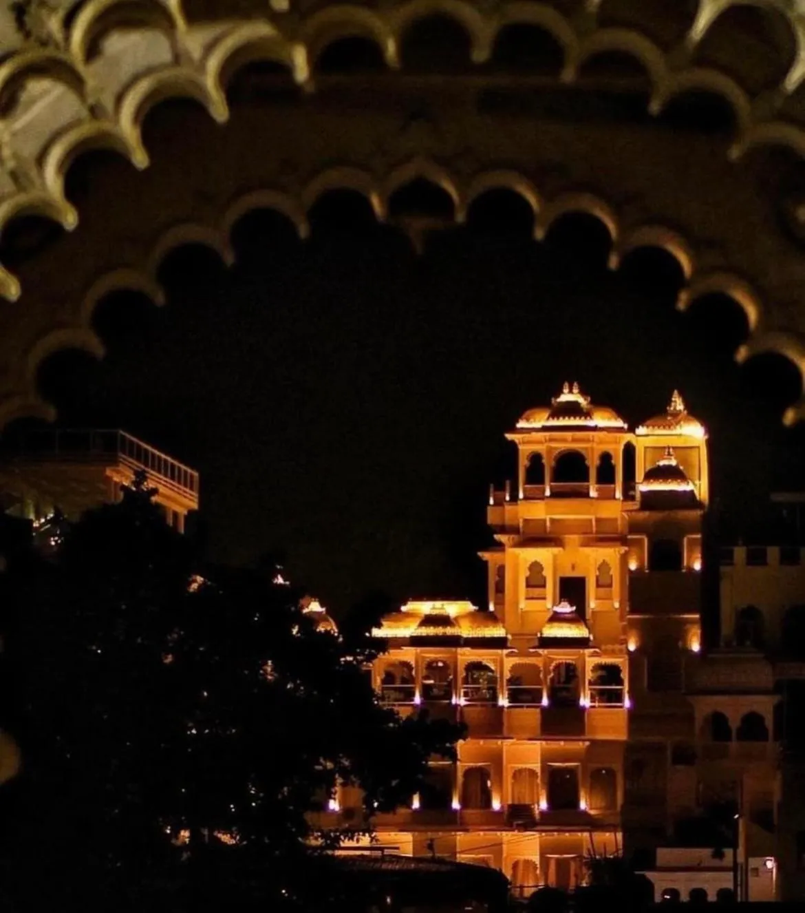 Night in Hotel Udai Kothi