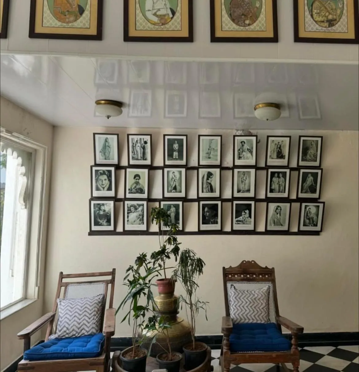 Decorative detail in Hotel Udai Kothi