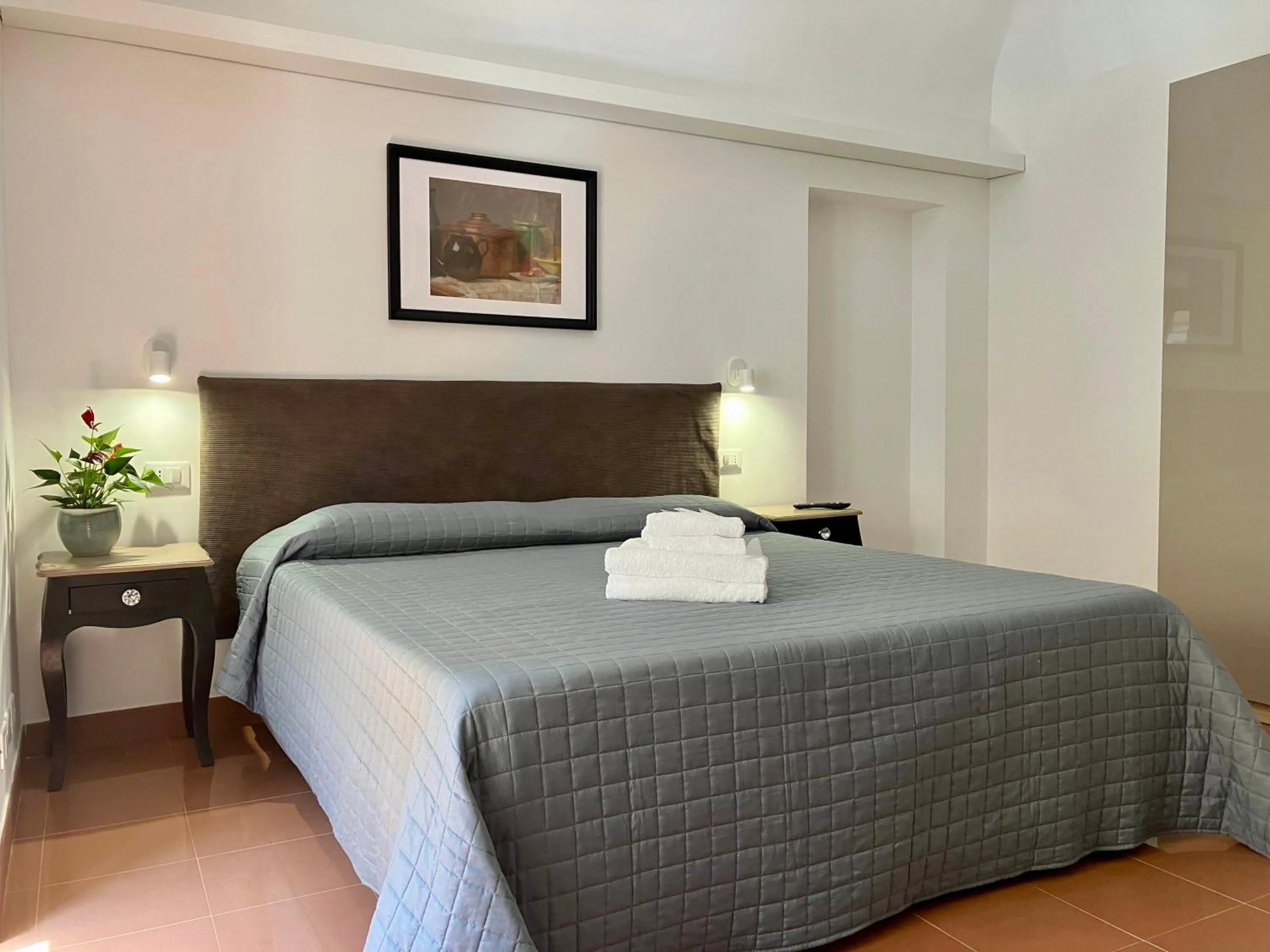 Bedroom, Bed in Hotel Fiorenza