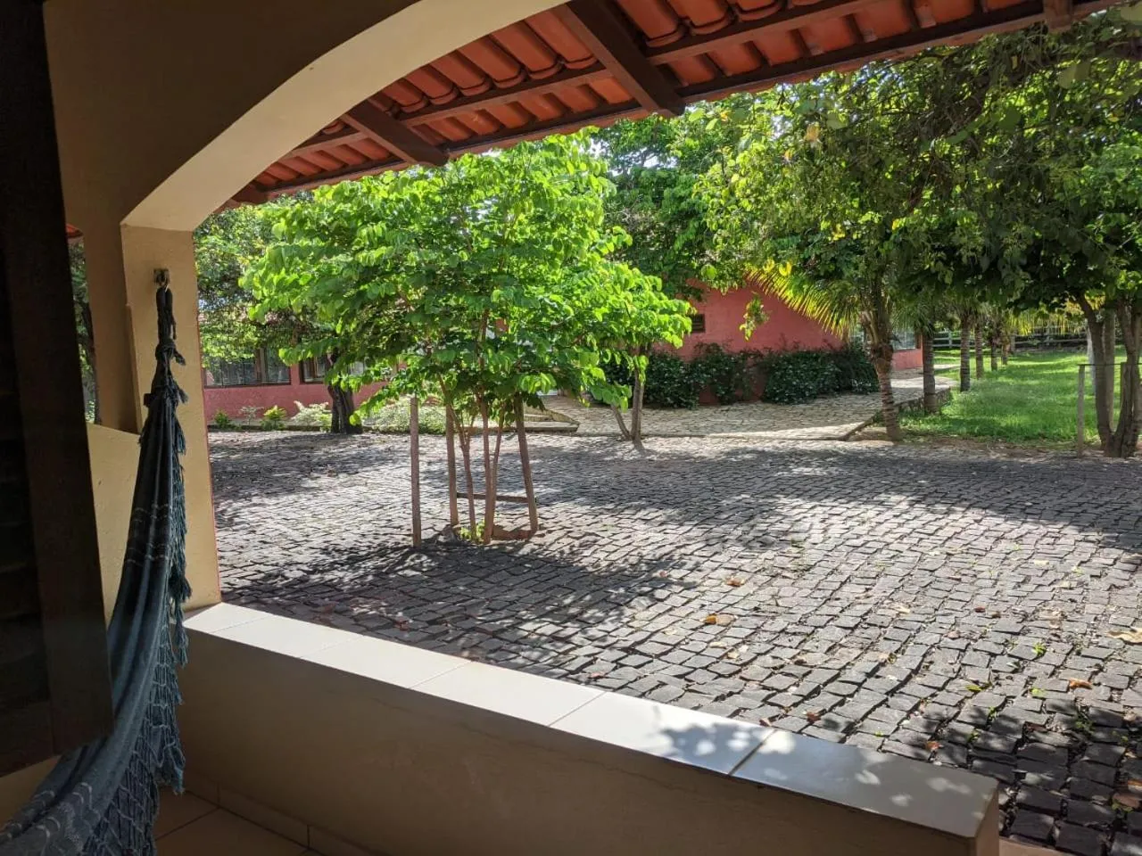 Garden view in Pousada Canto do Rio