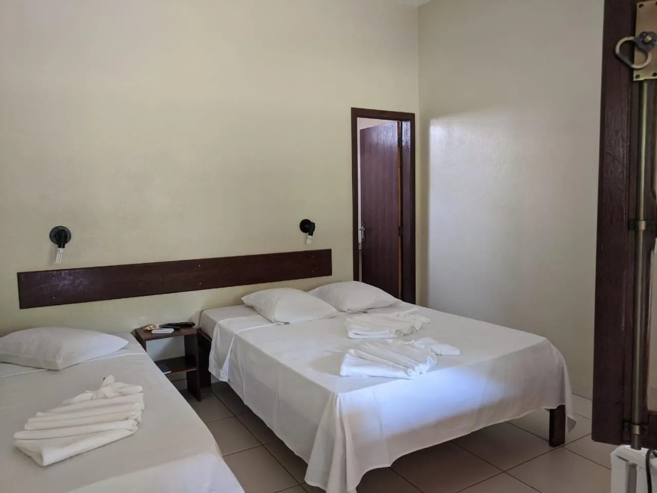 Bedroom, Bed in Pousada Canto do Rio