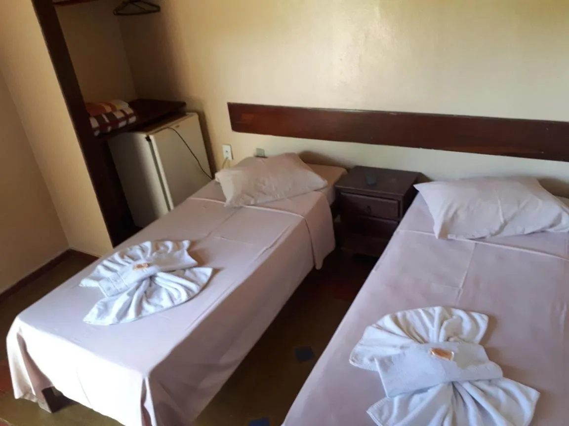 Bedroom, Bed in Pousada Canto do Rio