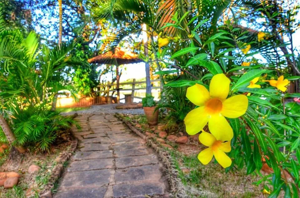 Garden view in Pousada Canto do Rio