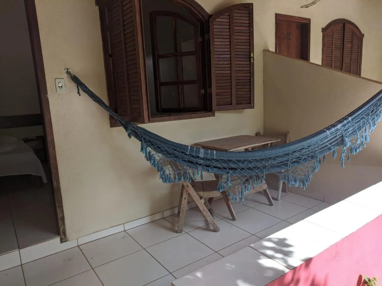 Seating area in Pousada Canto do Rio