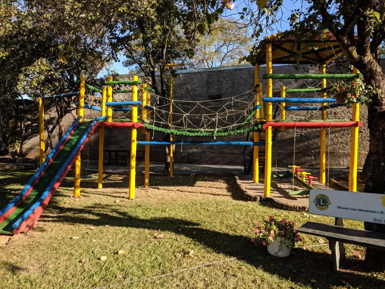 Children play ground in Pousada Canto do Rio