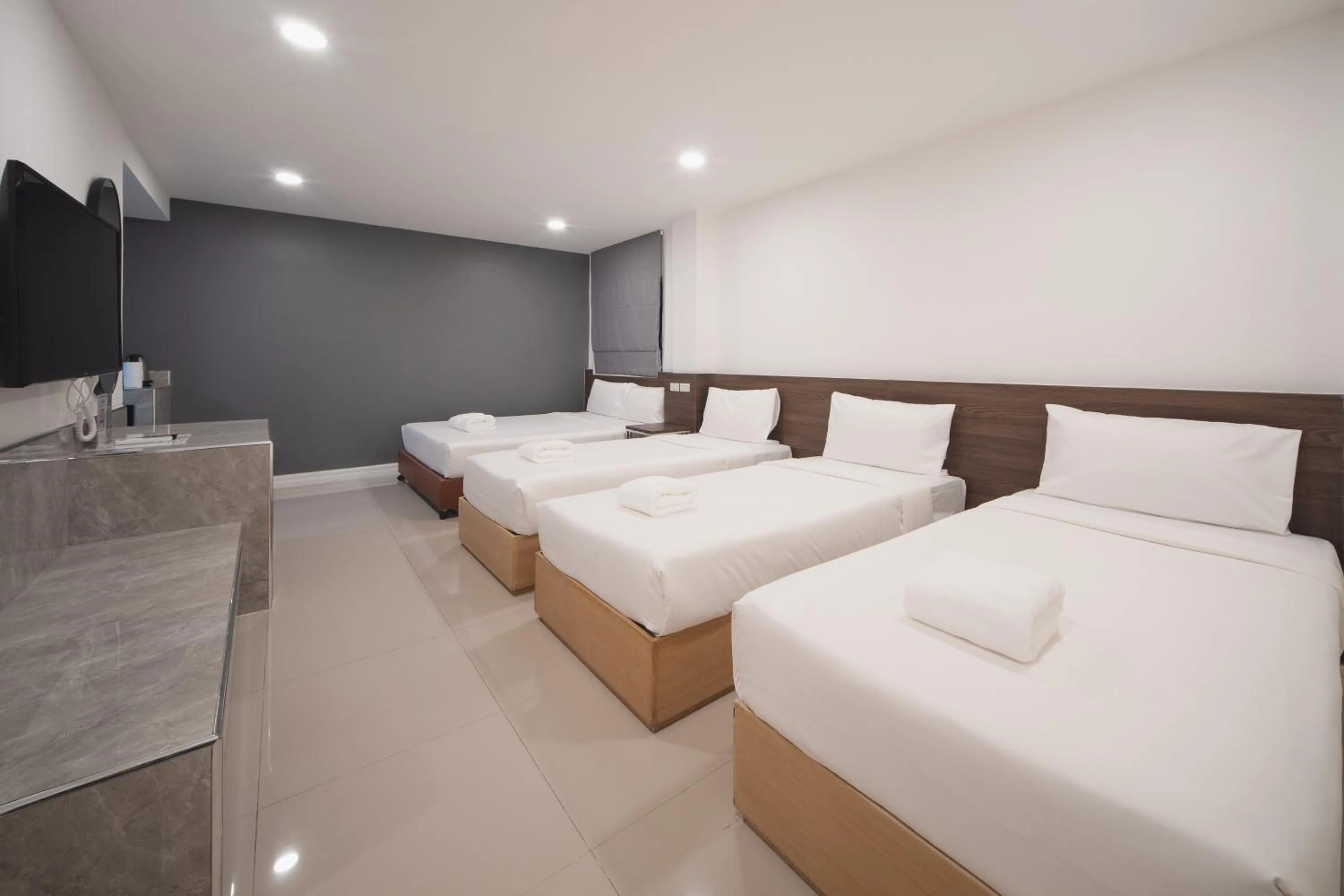 Bed in Grand Alpine Hotel