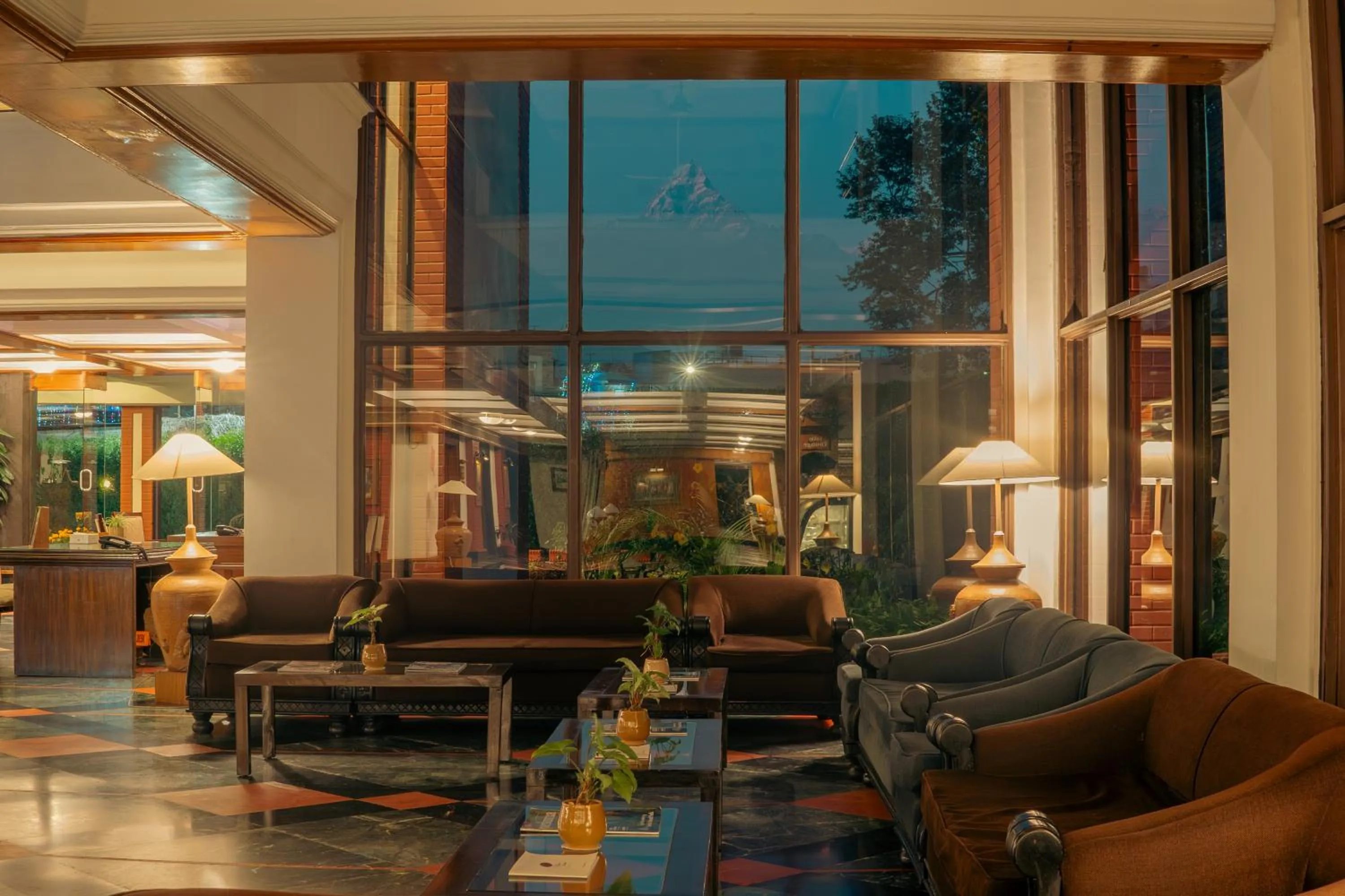 Lobby or reception in Hotel Pokhara Grande