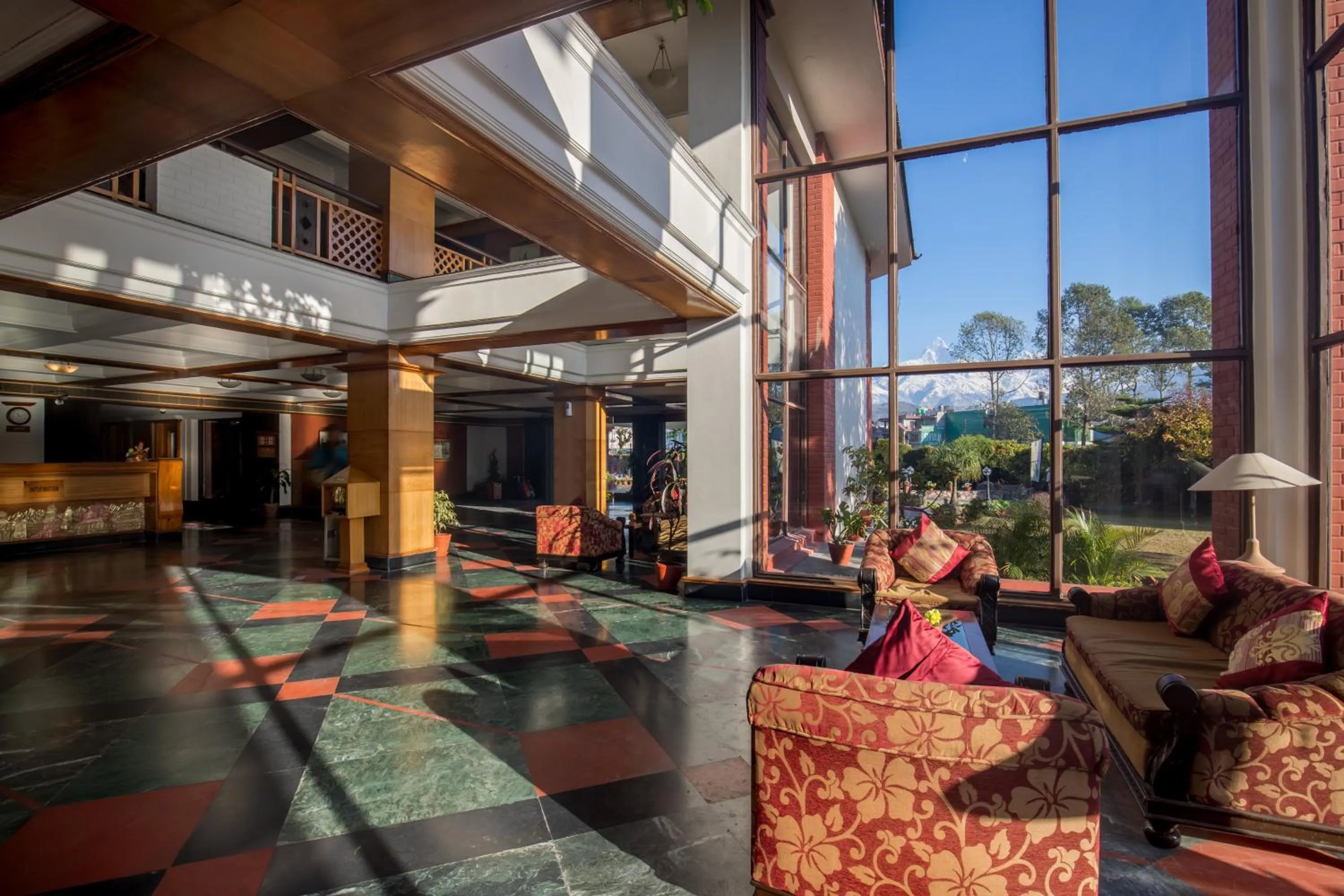 Lobby or reception in Hotel Pokhara Grande