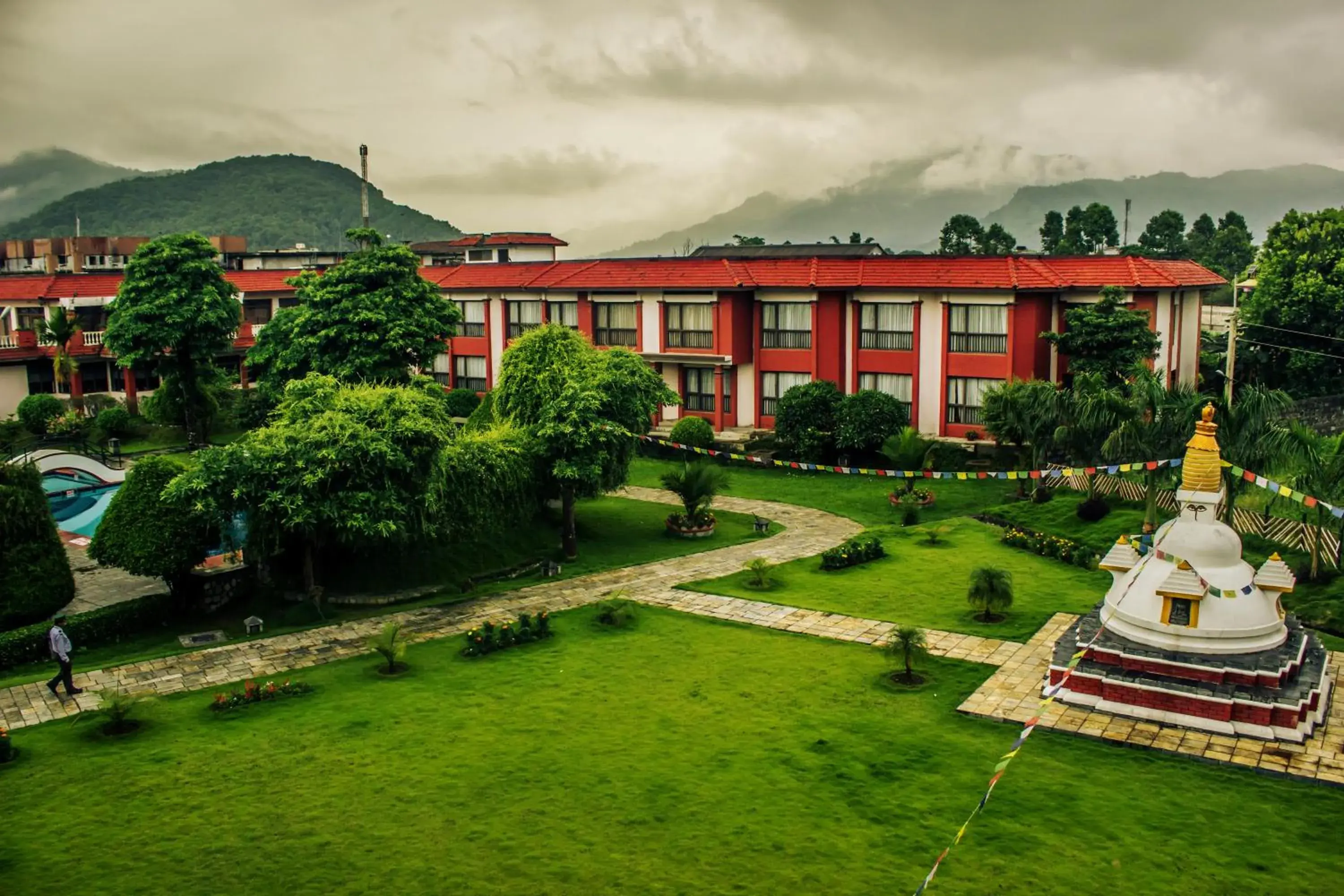 Property building in Hotel Pokhara Grande Property building in Hotel Pokhara Grande