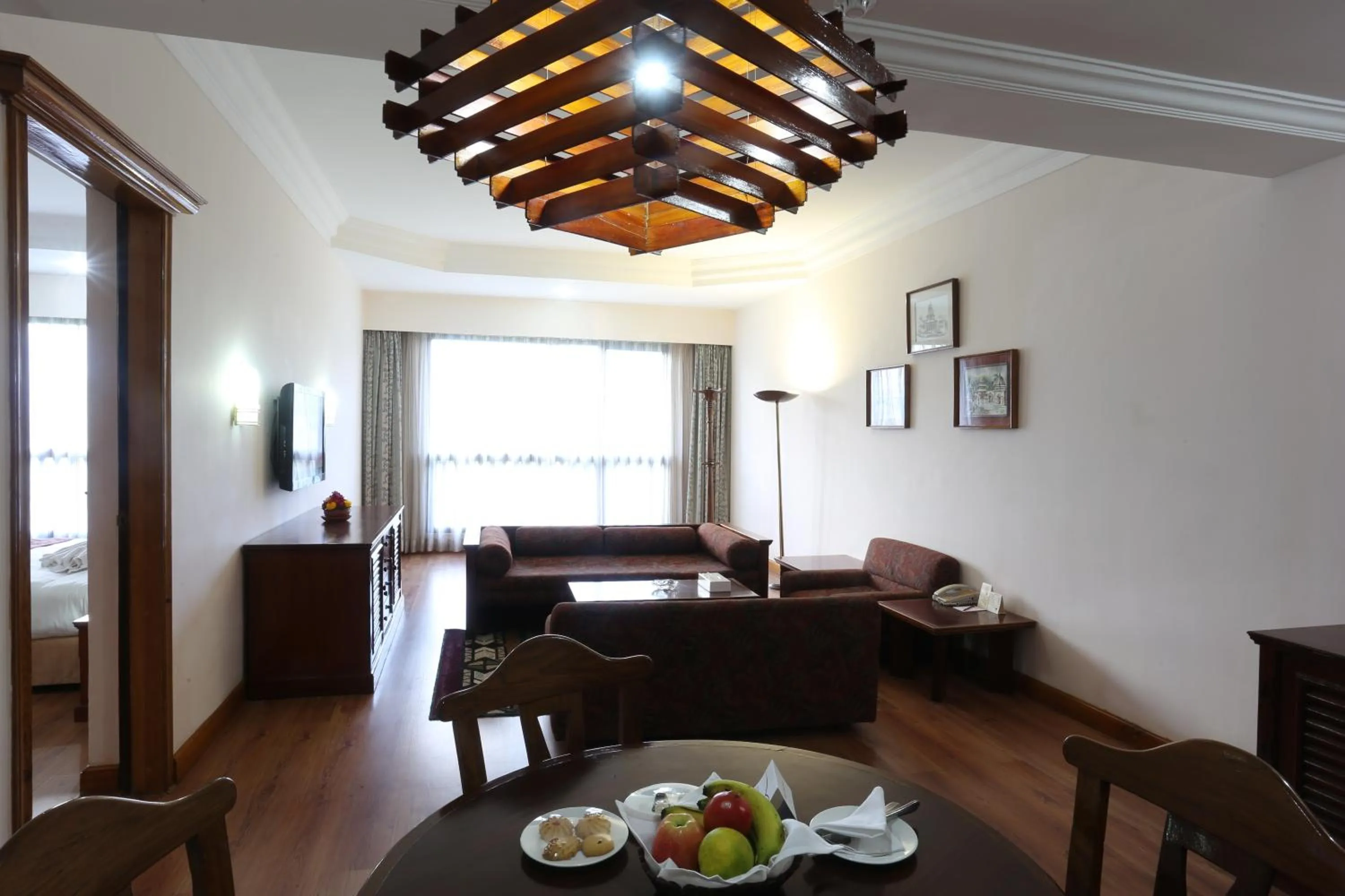 Living room in Hotel Pokhara Grande