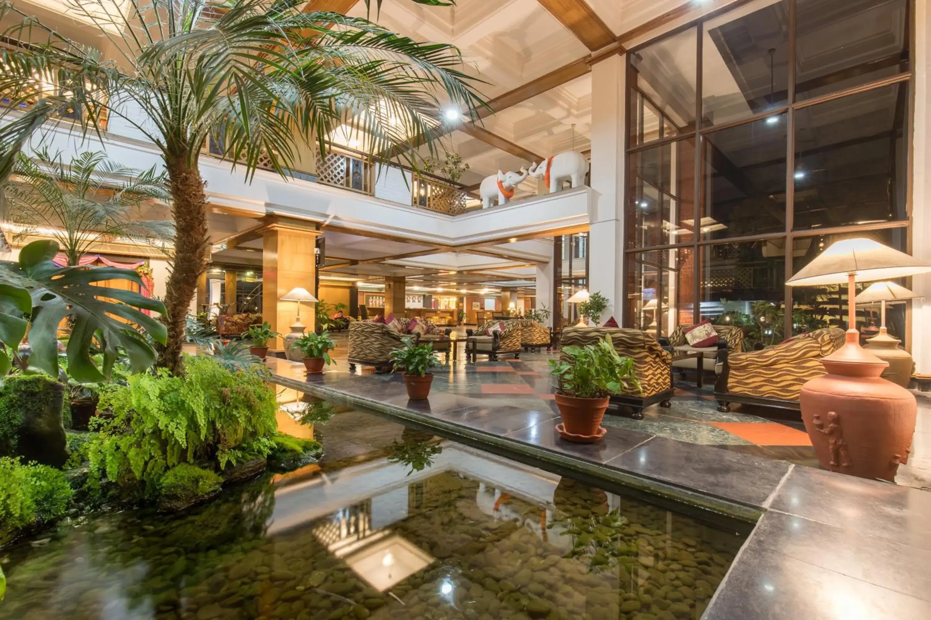 Lobby or reception in Hotel Pokhara Grande Lobby or reception in Hotel Pokhara Grande