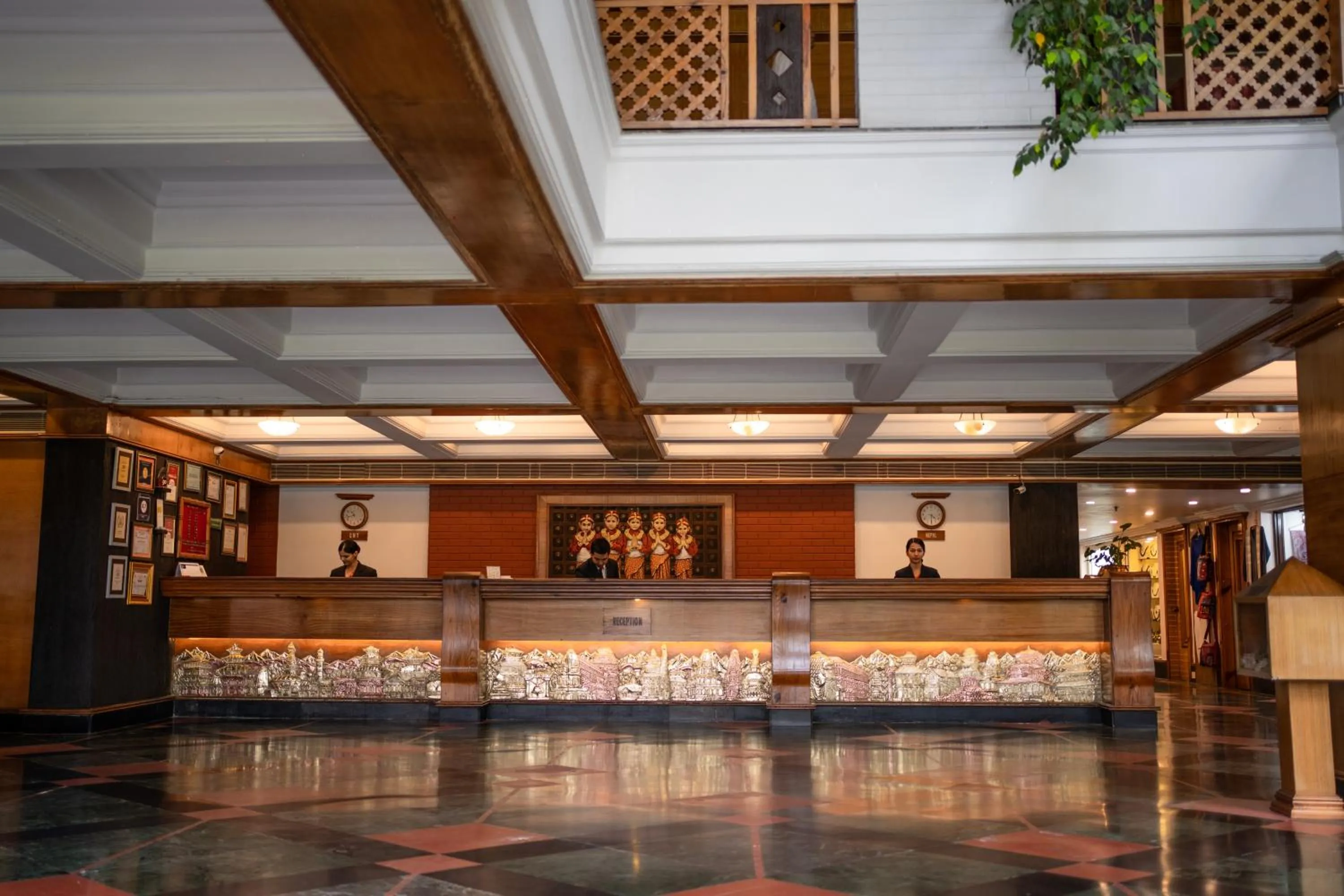 Lobby or reception in Hotel Pokhara Grande