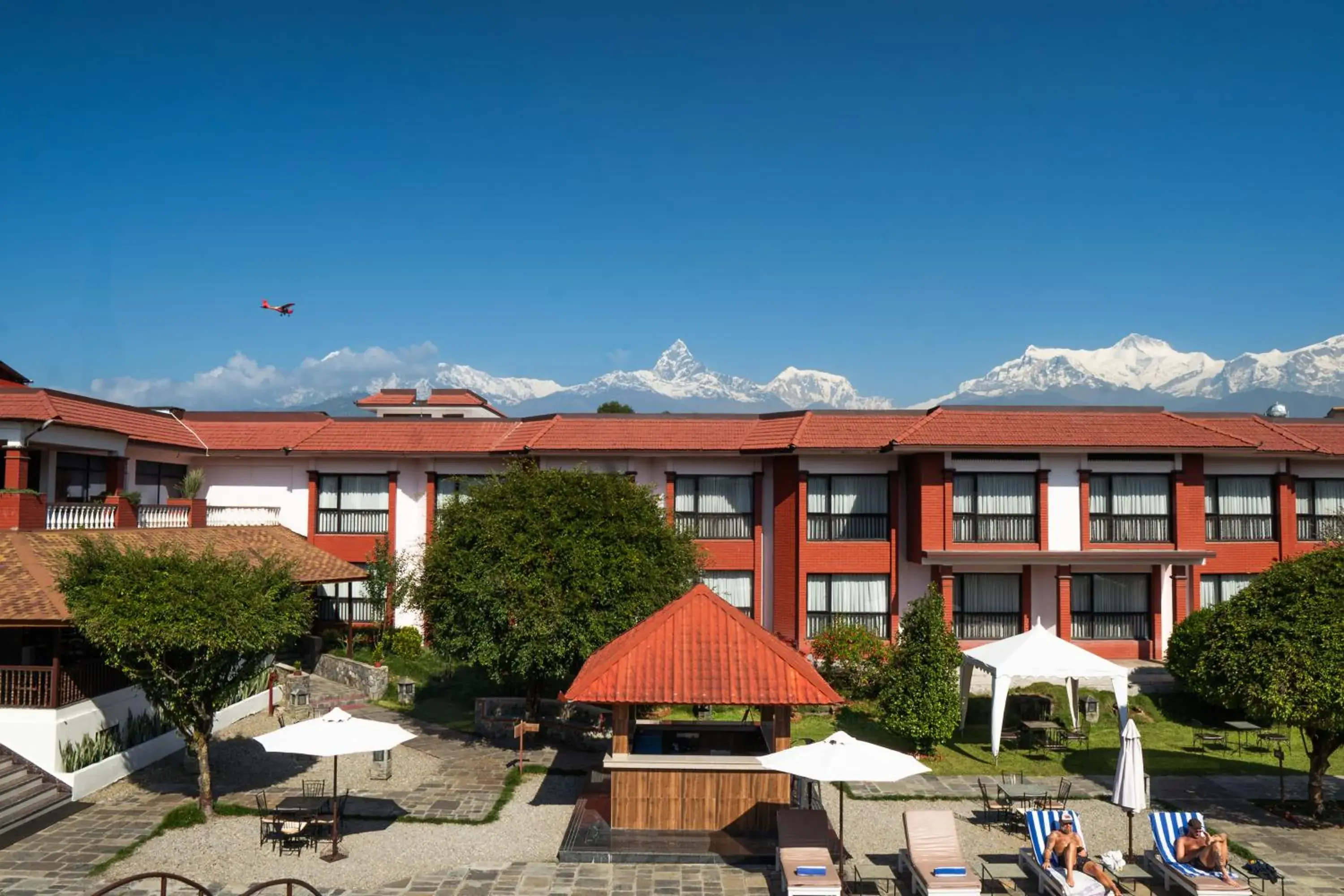 Property building in Hotel Pokhara Grande Property building in Hotel Pokhara Grande