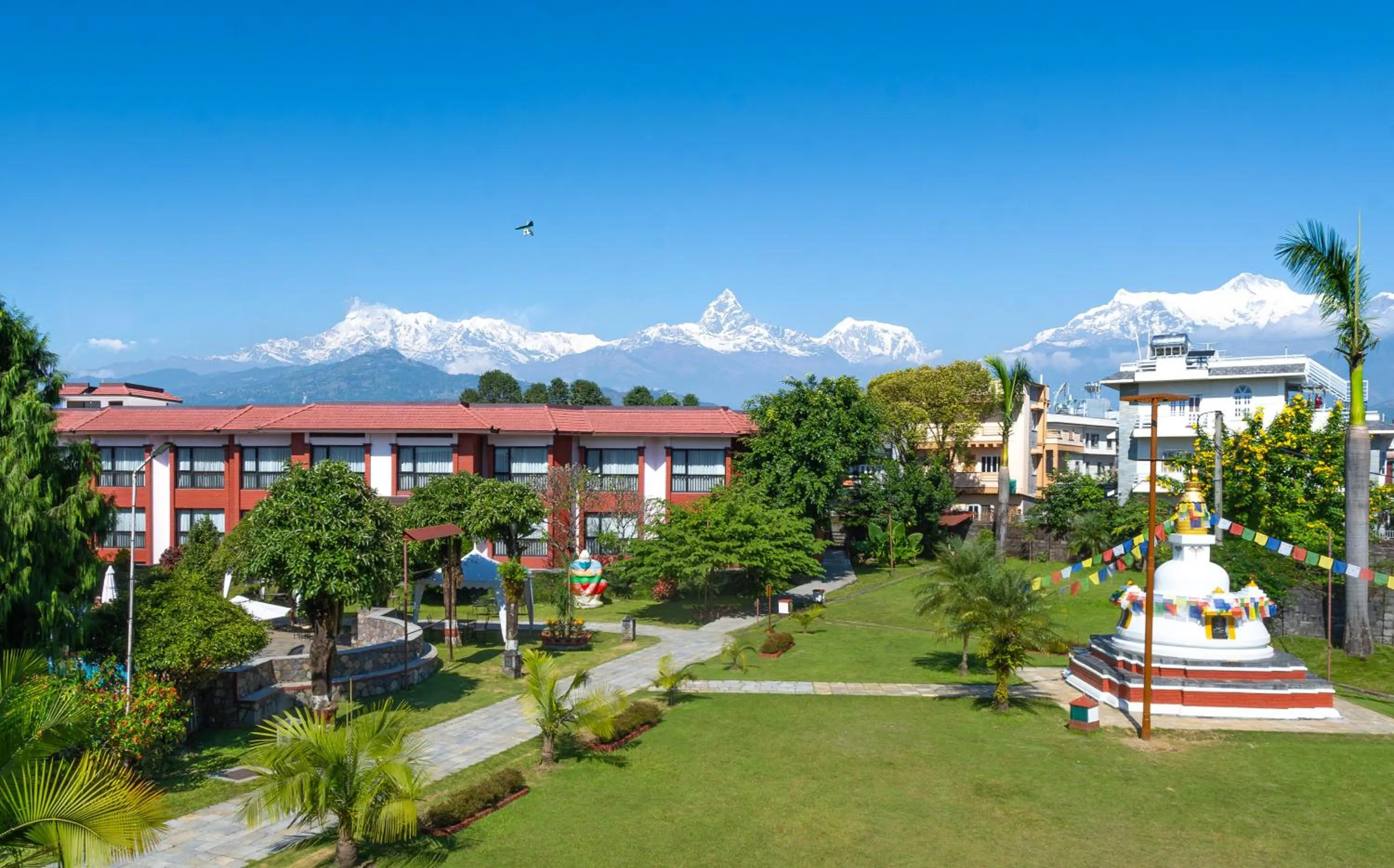 View (from property/room) in Hotel Pokhara Grande