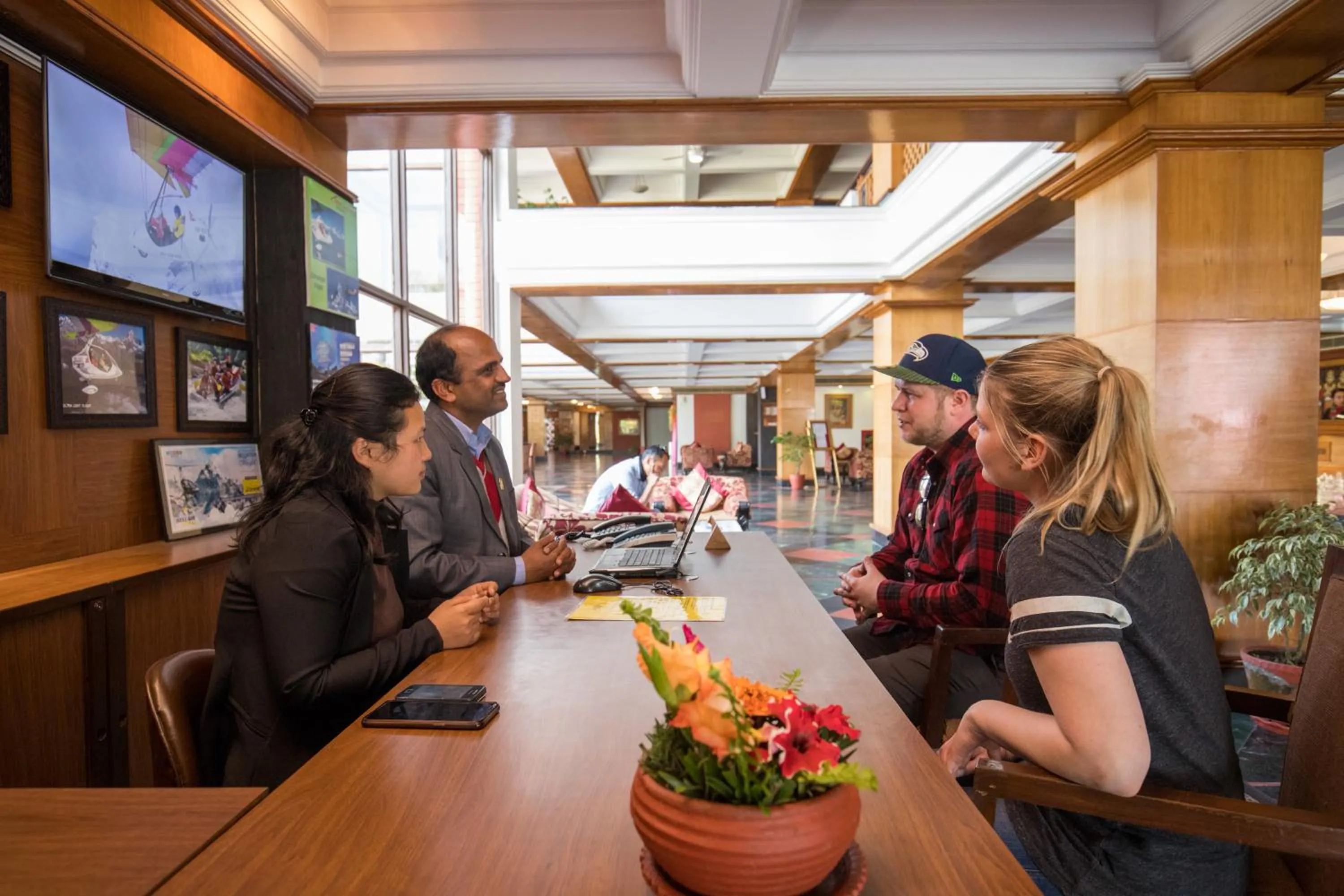 concierge in Hotel Pokhara Grande