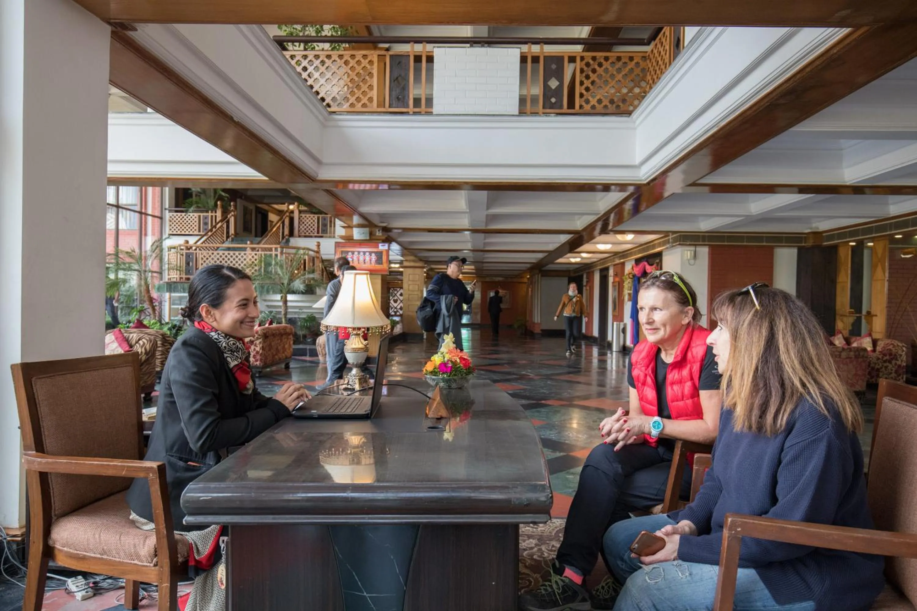 Lobby or reception in Hotel Pokhara Grande