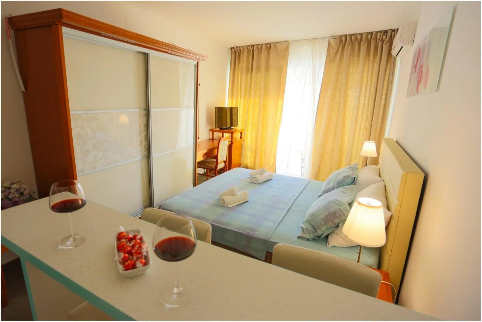 Bedroom, Bed in Apartments Maja