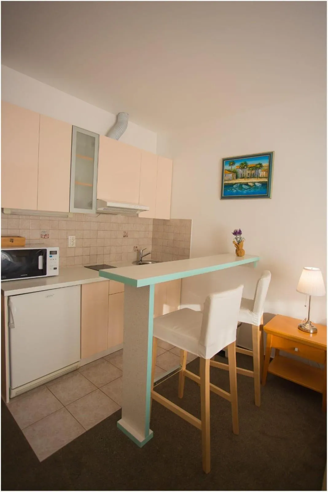 Kitchen or kitchenette in Apartments Maja