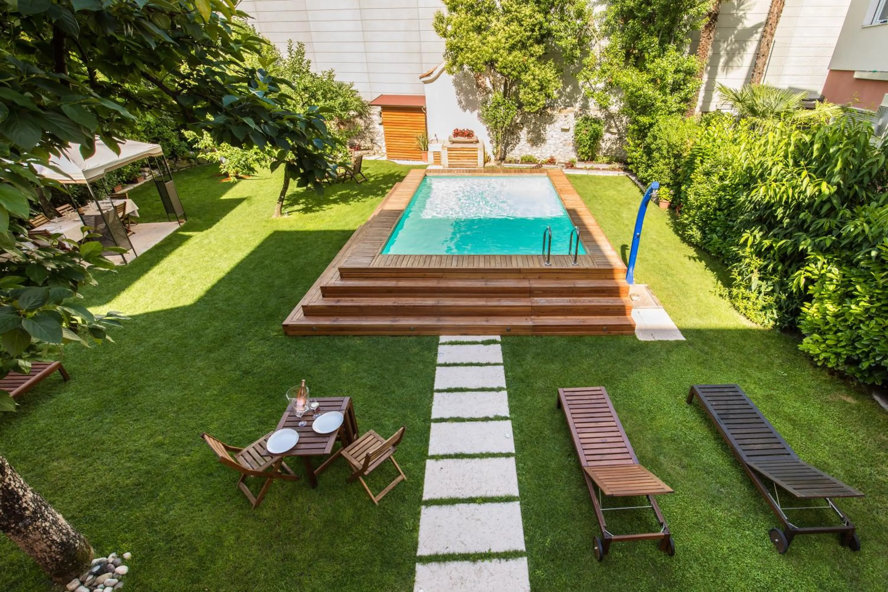 Garden in Antiche Rive Holidays Apartments