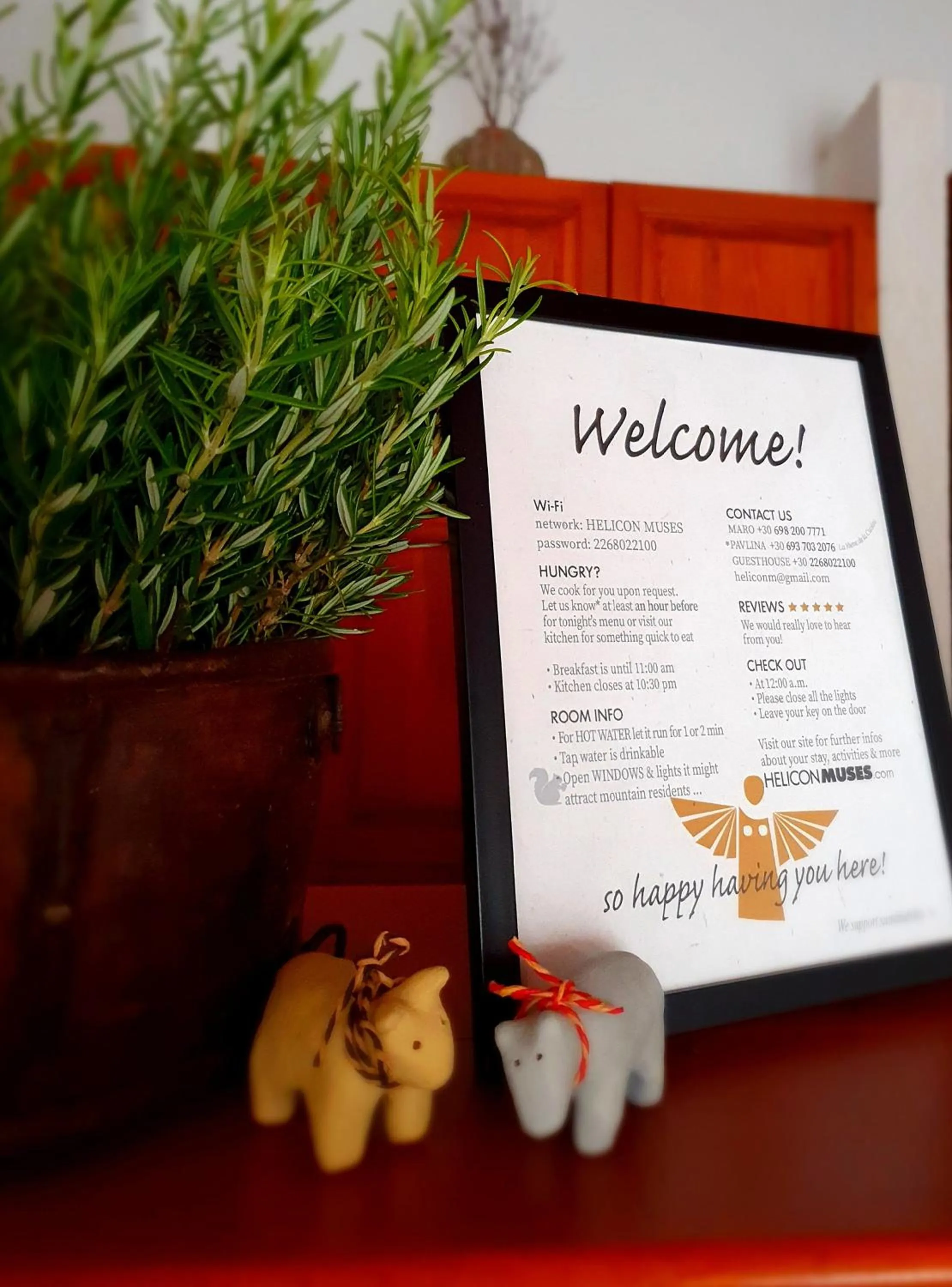 Property logo or sign in Helicon Muses Friendly Mountain B&B Guesthouse