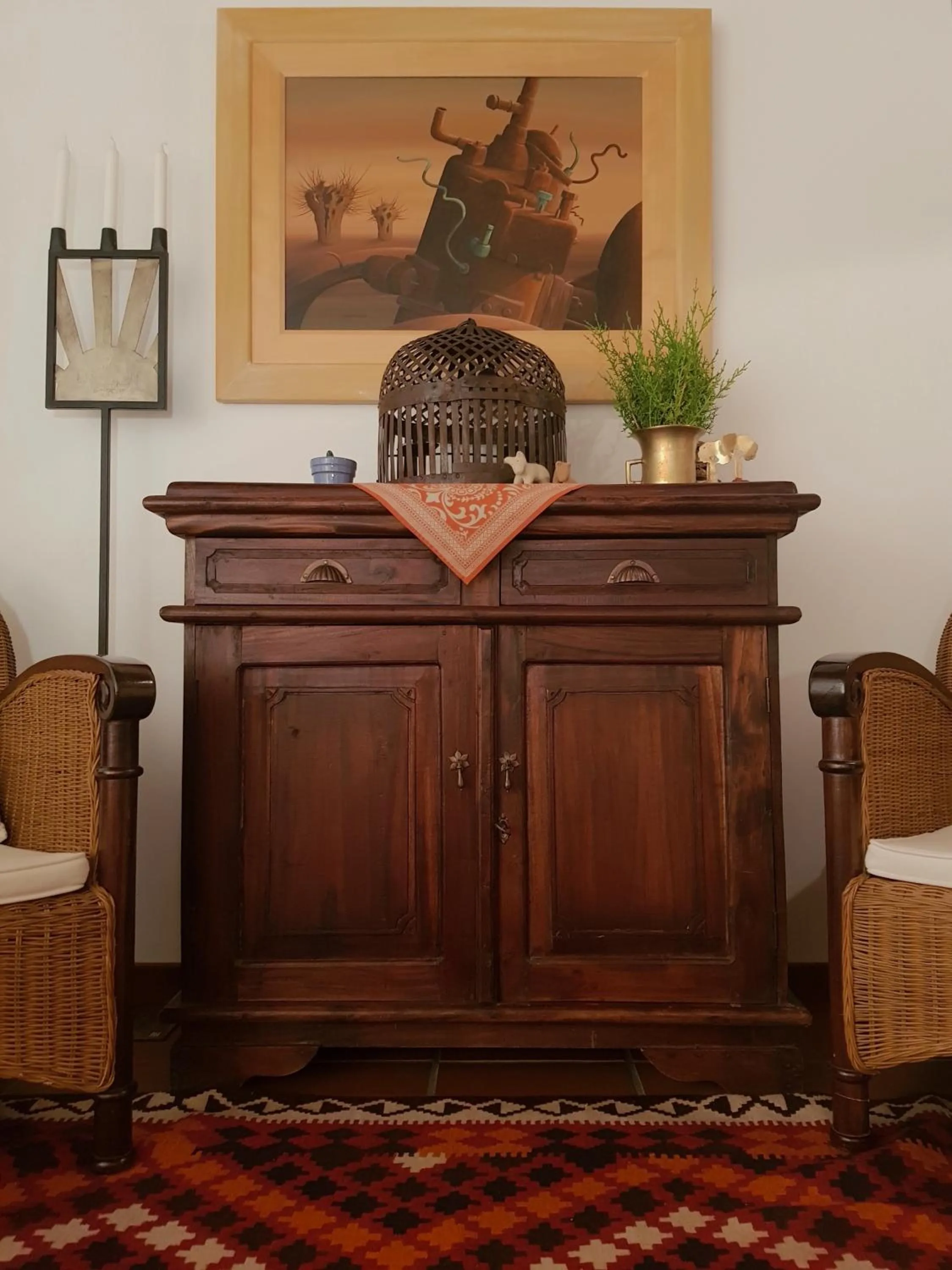 Decorative detail in Helicon Muses Friendly Mountain B&B Guesthouse