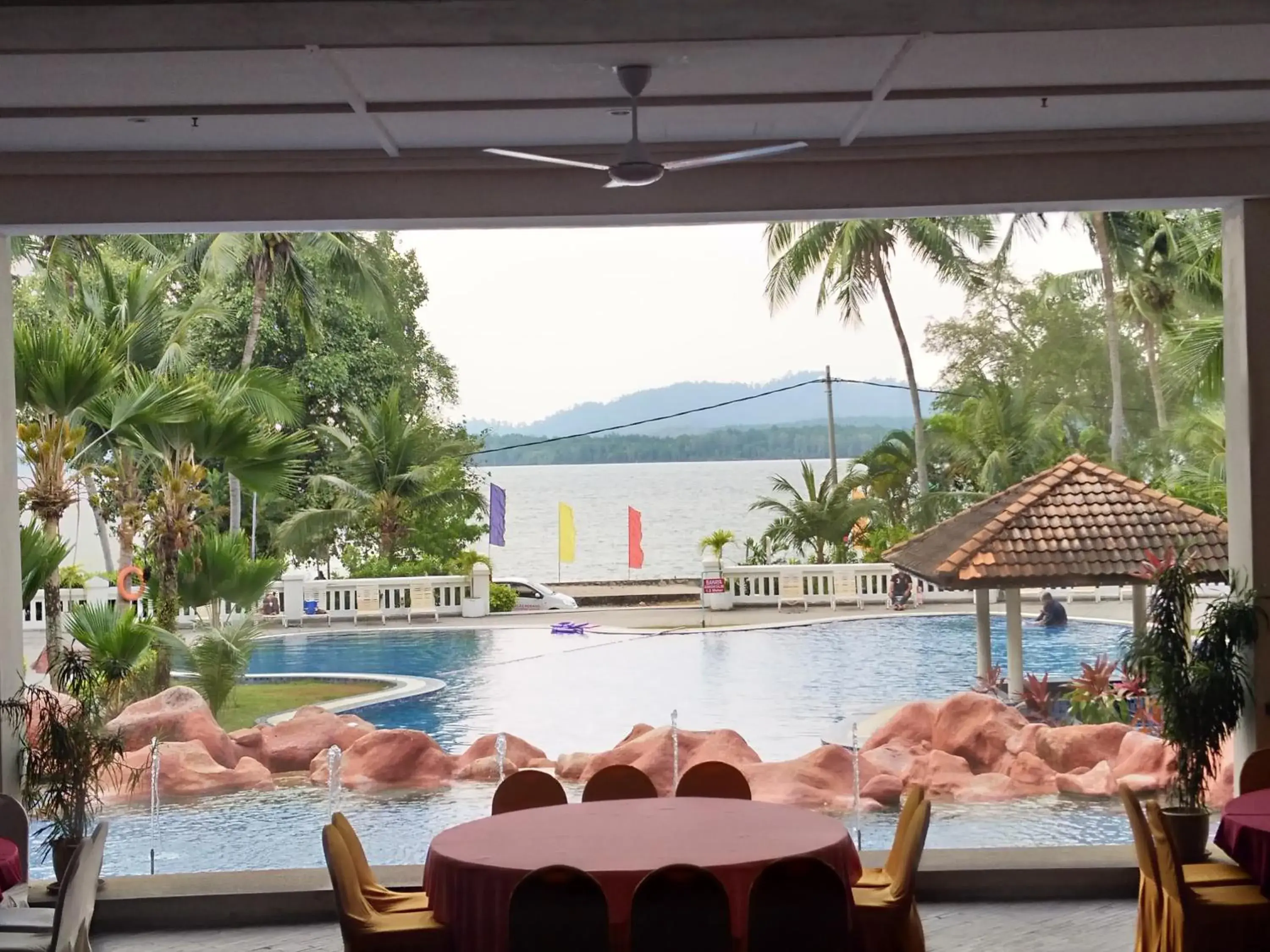 Pool view in The Orient Star Resort Lumut Pool view in The Orient Star Resort Lumut