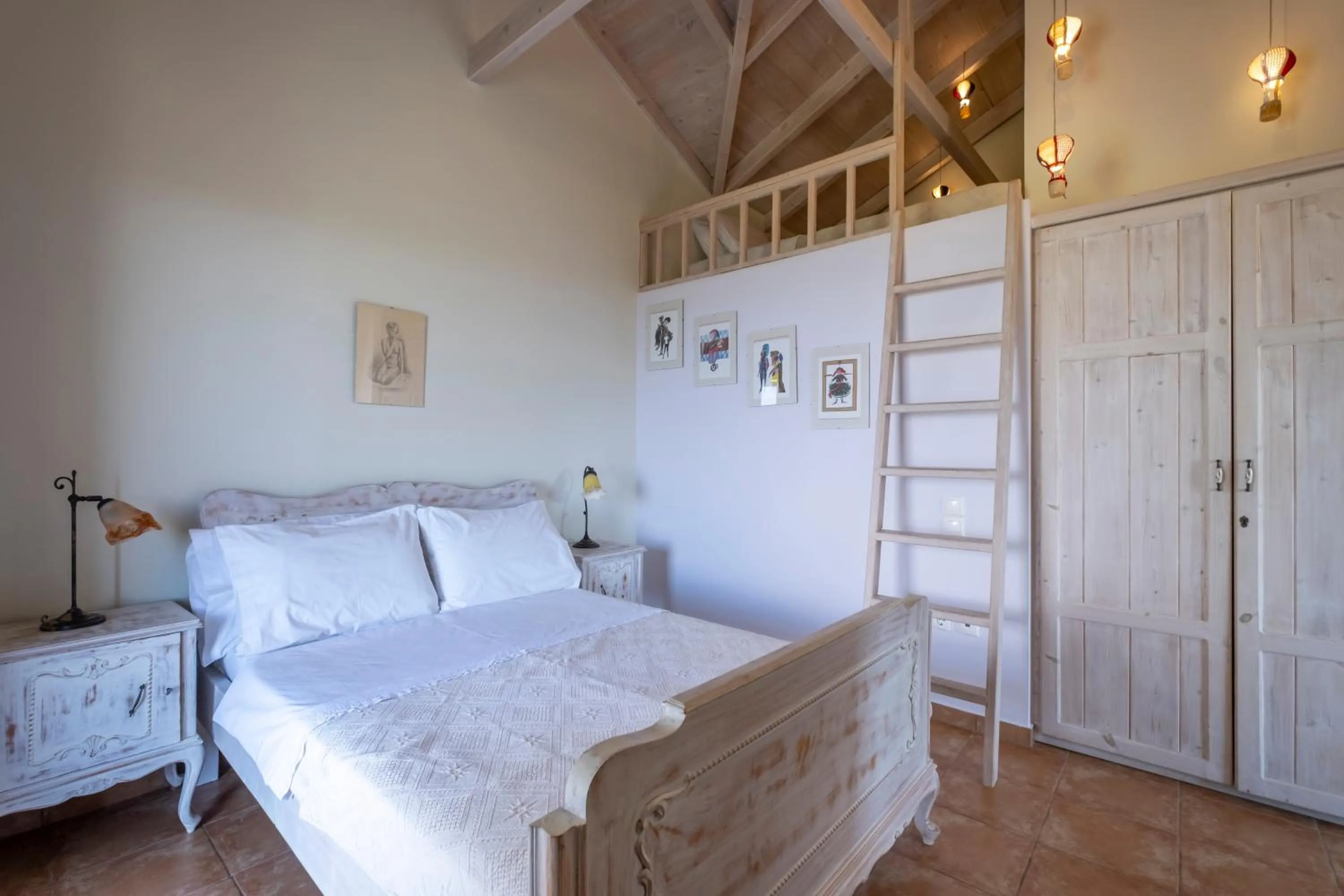 Bedroom, Bed in Chamaloni Cottages