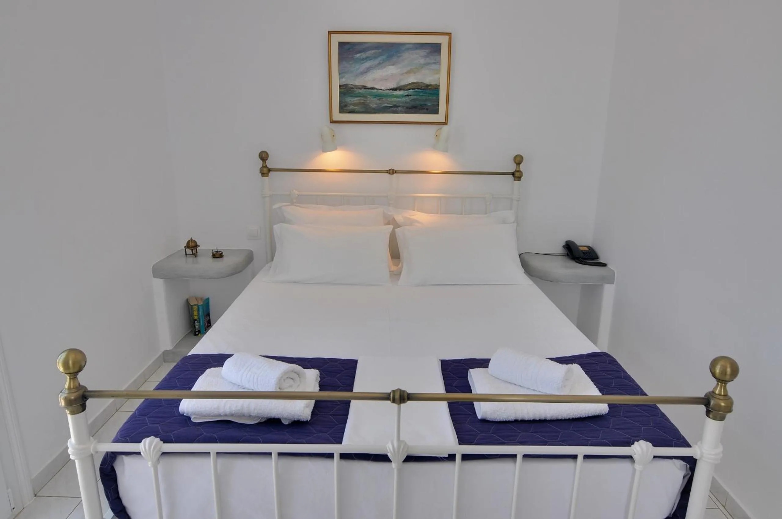 Bed in Captain Stavros Milos