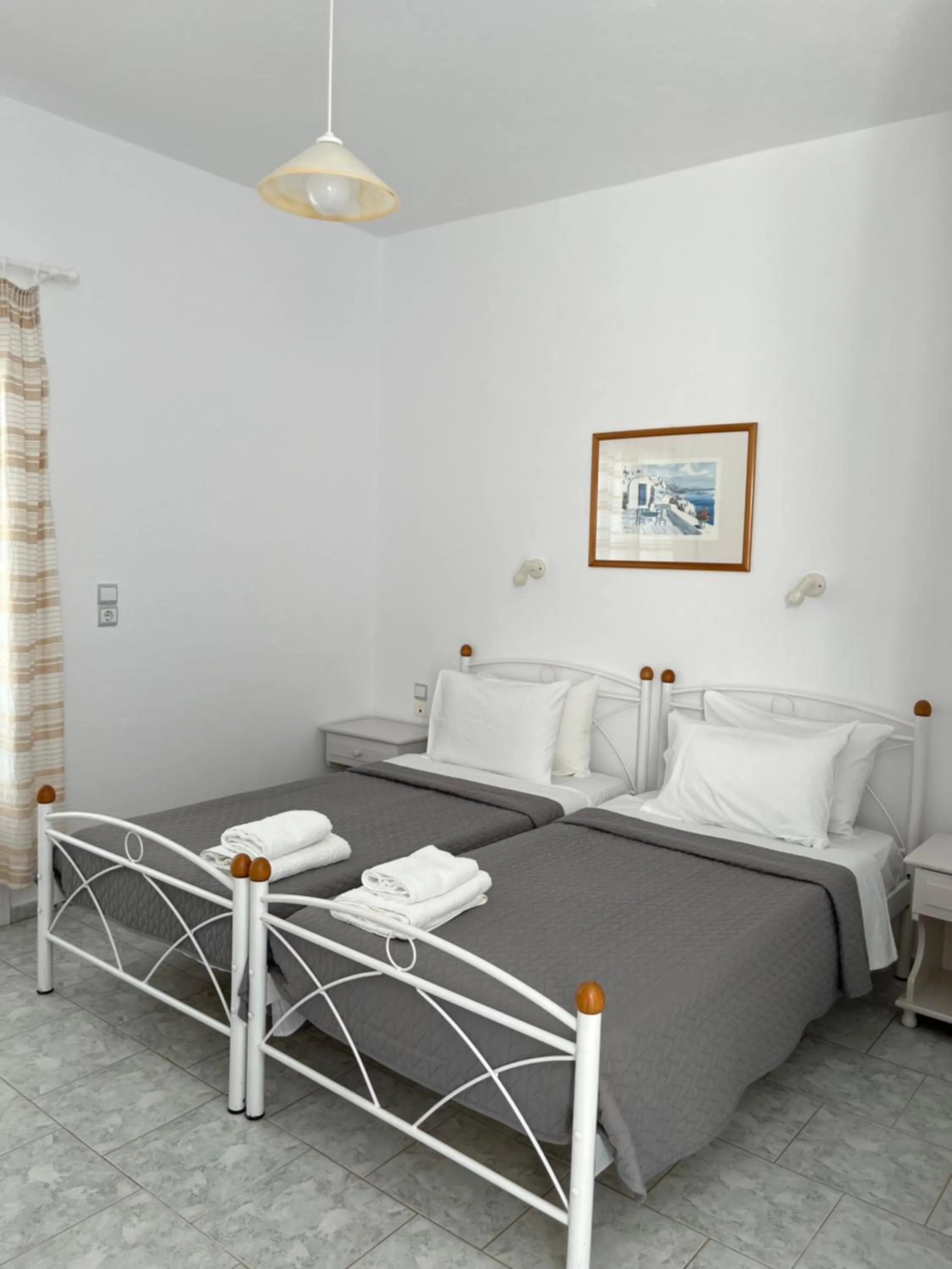 Bed in Captain Stavros Milos