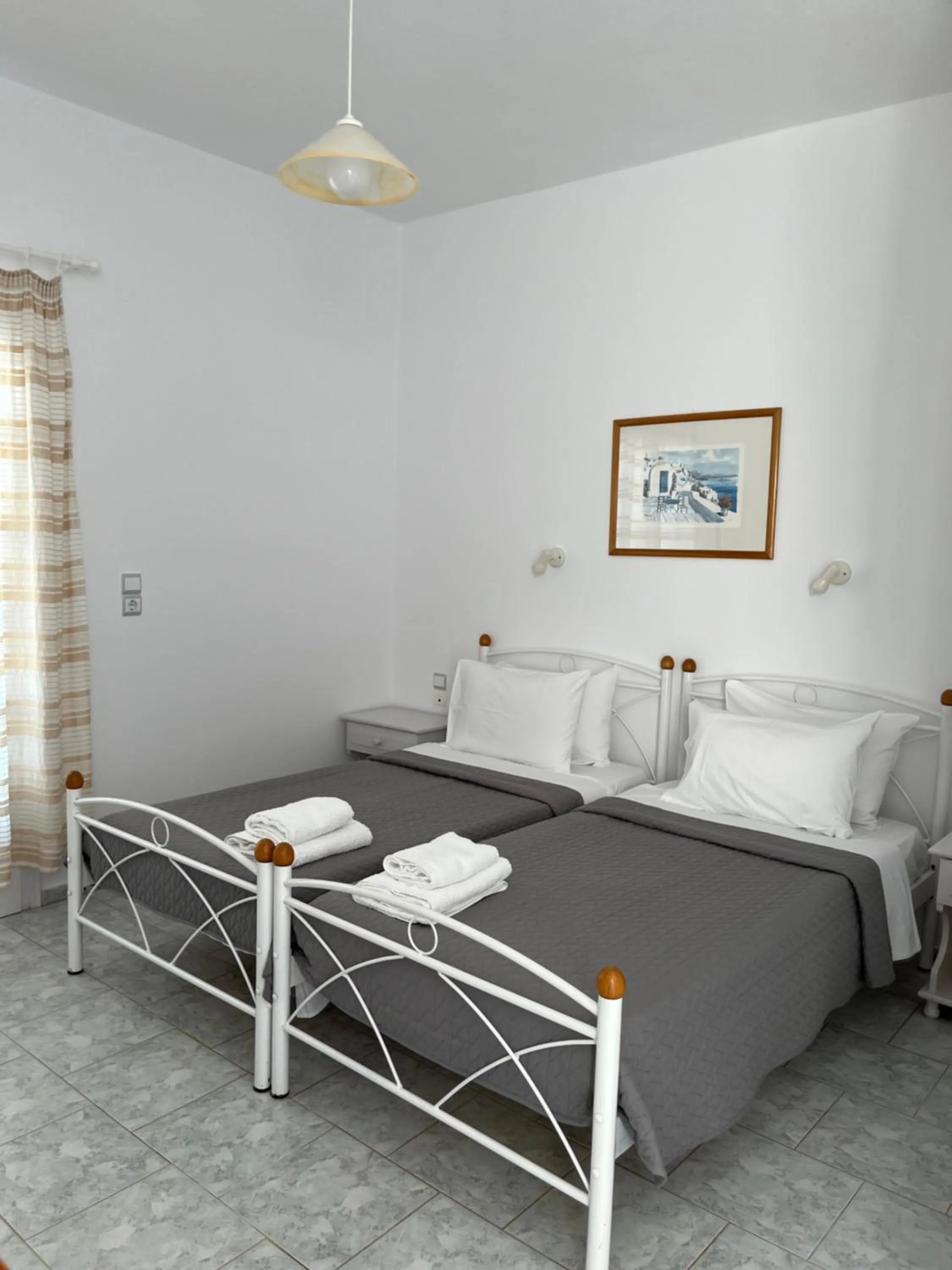 Bed in Captain Stavros Milos