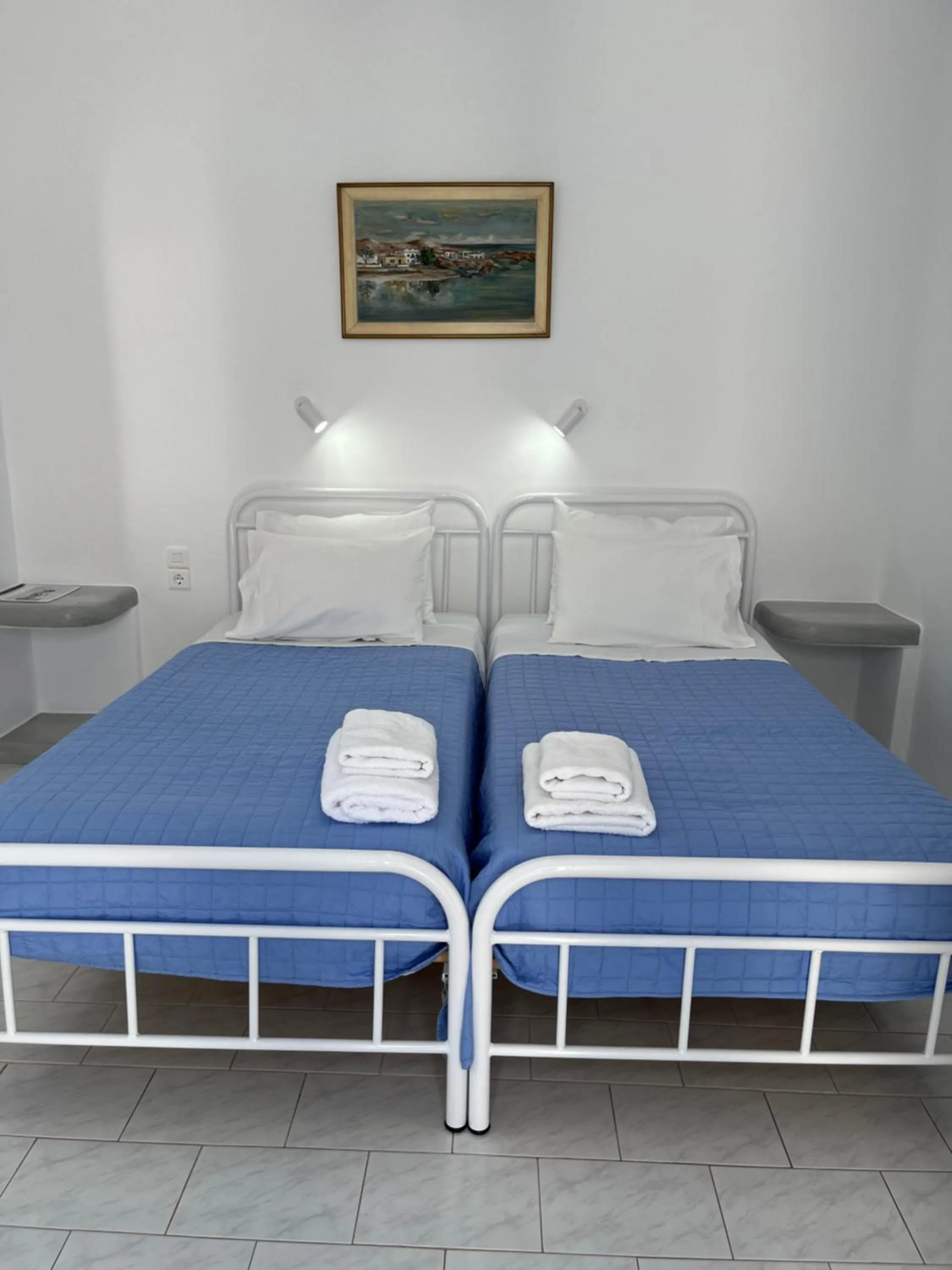 Bed in Captain Stavros Milos